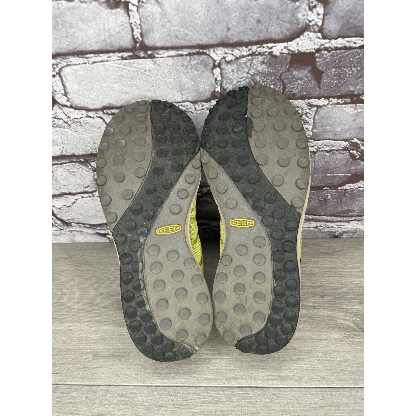 KEEN Keen Yellow Lime Mesh Black Lace Trail Athletic Sneakers Wom Size US 7 / IT 37 - 16 Thumbnail