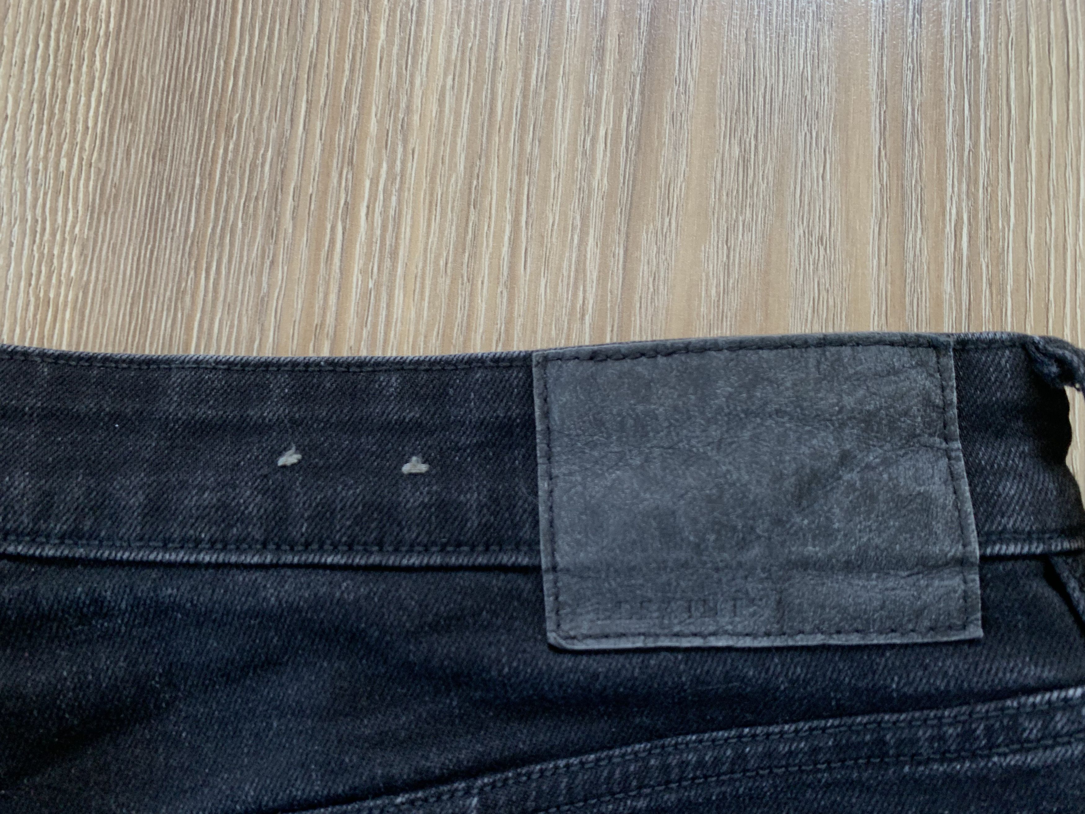 Allsaints AllSaints Rex Washed Black Slim Fit Jeans Size US 34 / EU 50 - 9 Thumbnail
