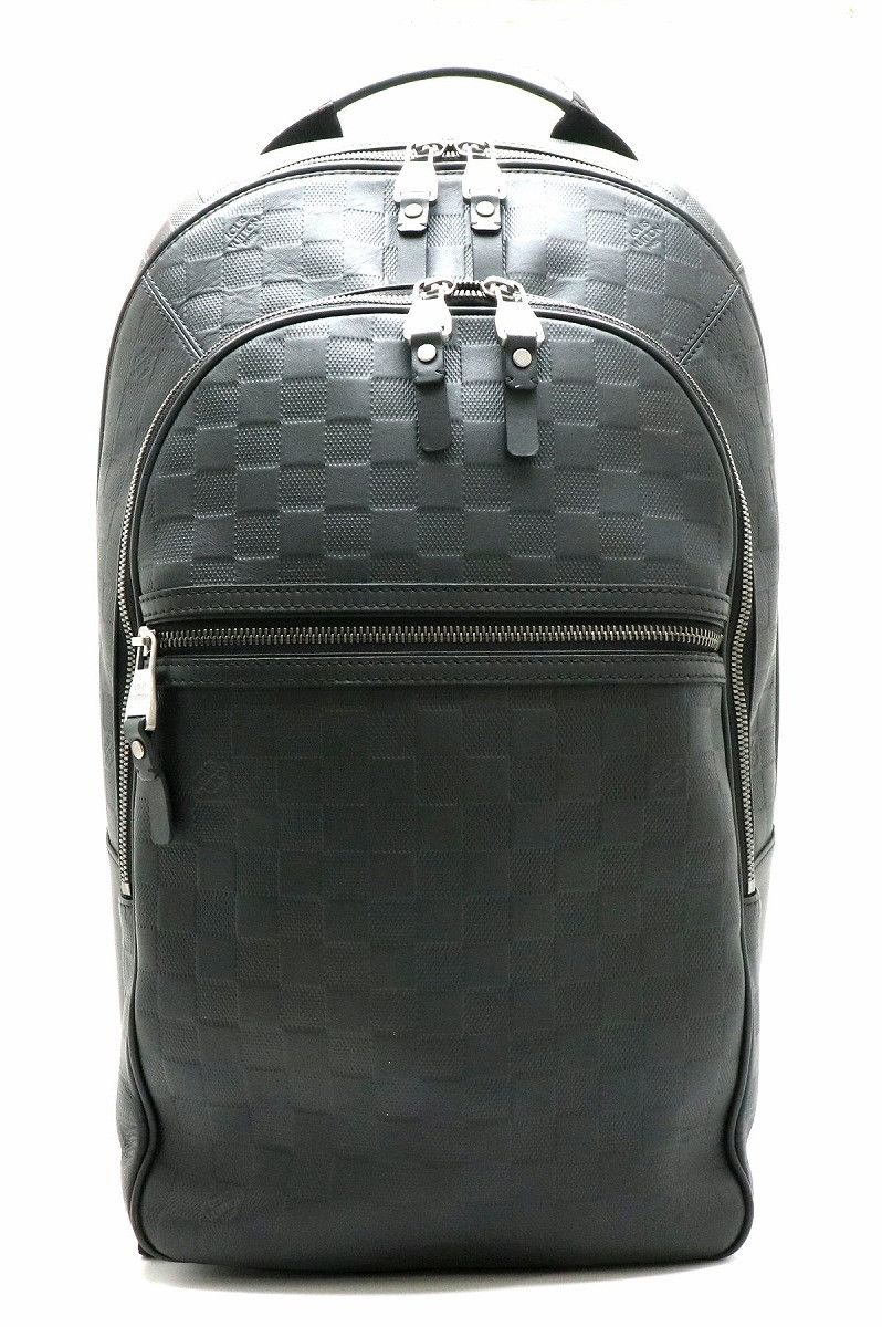 image of Louis Vuitton Damier Infini Michael Backpack Rucksack Onyx Black, Women's