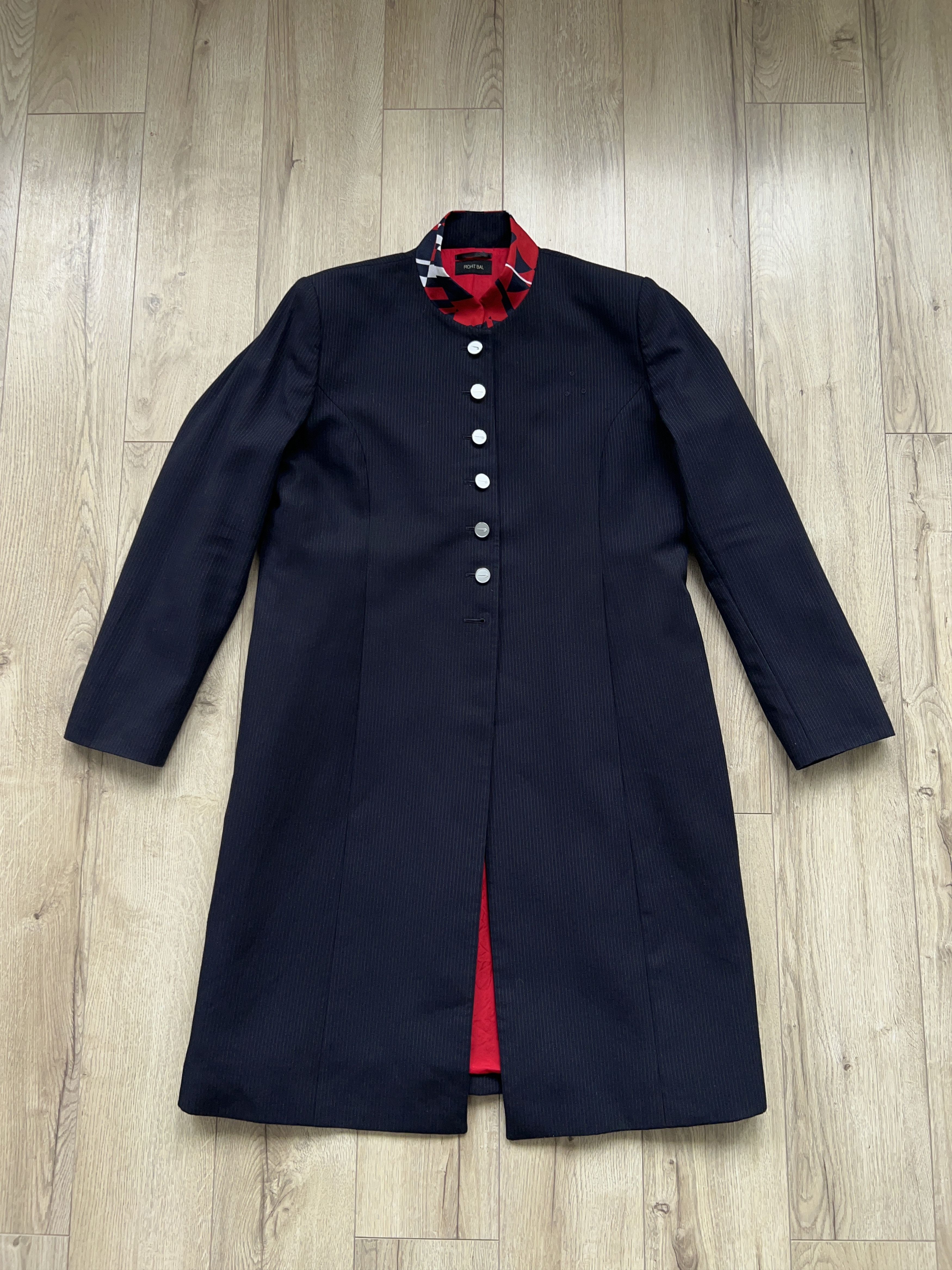 Designer ROHIT BAL Indian Nehru Jacket Coat Wool Polyester Size 18 XL Size XL / US 12-14 / IT 48-50 - 1 Thumbnail