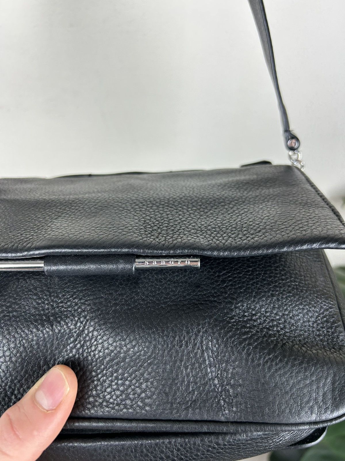 Sandro Sandro Leather Crossbody bag Size ONE SIZE - 3 Thumbnail