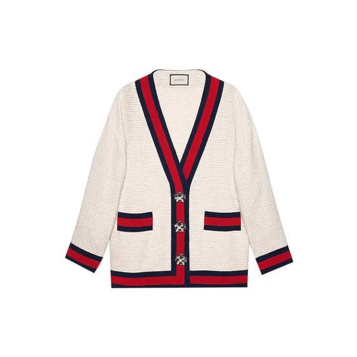 Gucci Gucci Color-Block Tweed Jacket for Women-2507 Size XS / US 0-2 / IT 36-38 - 8 Thumbnail