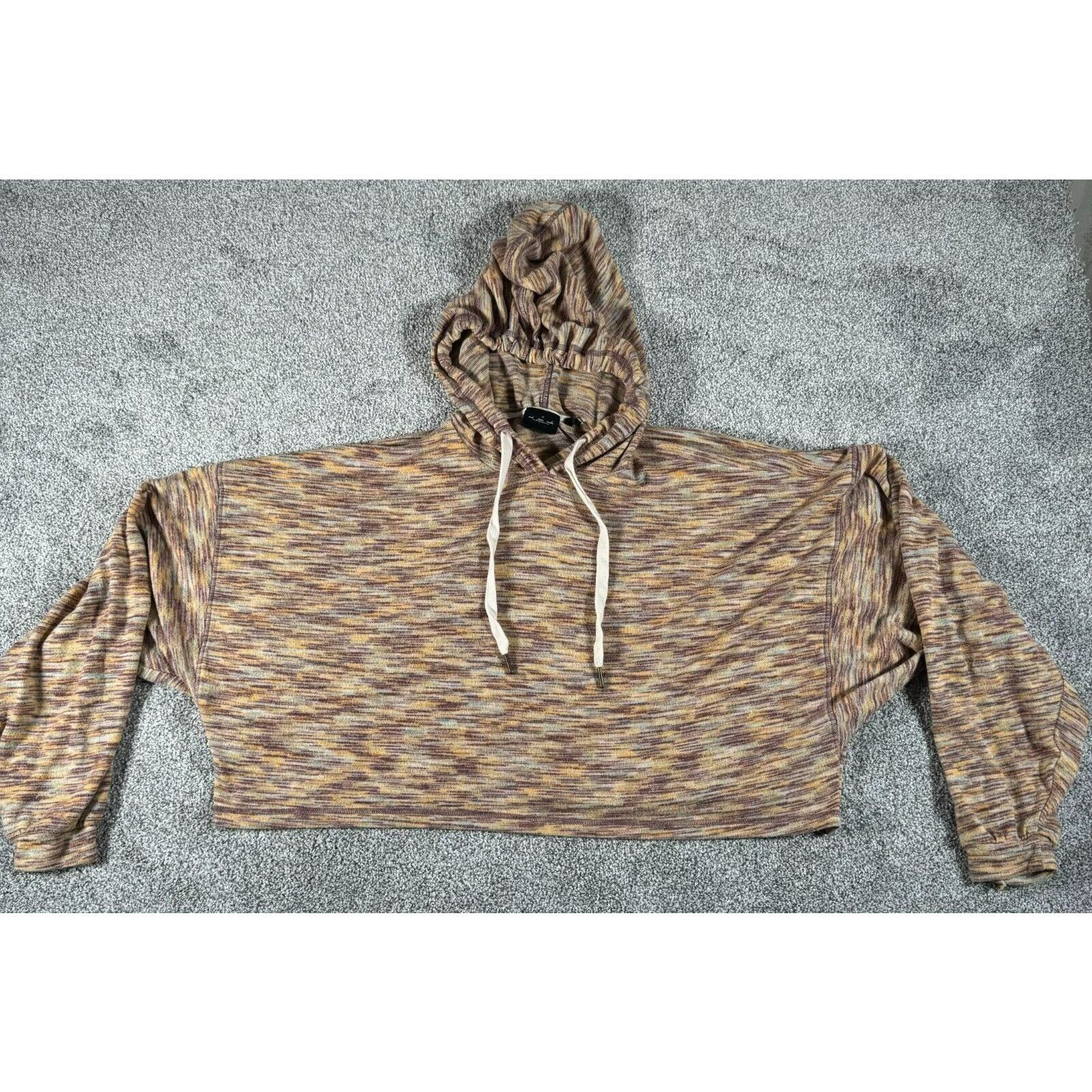 Urban Outfitters Urban Outfitters Cropped Hoodie Womens M Marled Streetwear Size M / US 6-8 / IT 42-44 - 1 Thumbnail