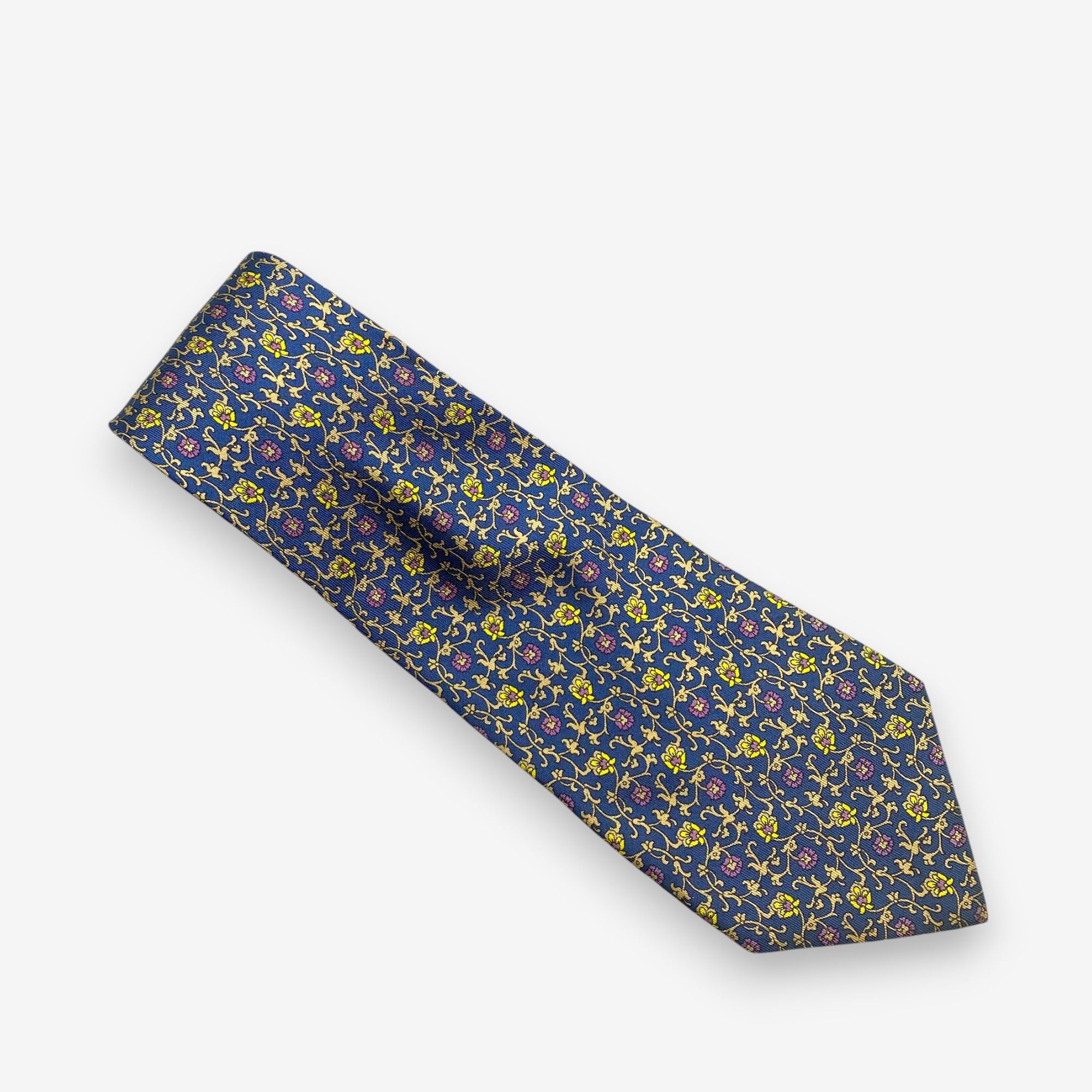 Japanese Brand Vintage Nina Ricci SILK Necktie Cravate Pure Silk Neck Tie Size ONE SIZE - 2 Thumbnail
