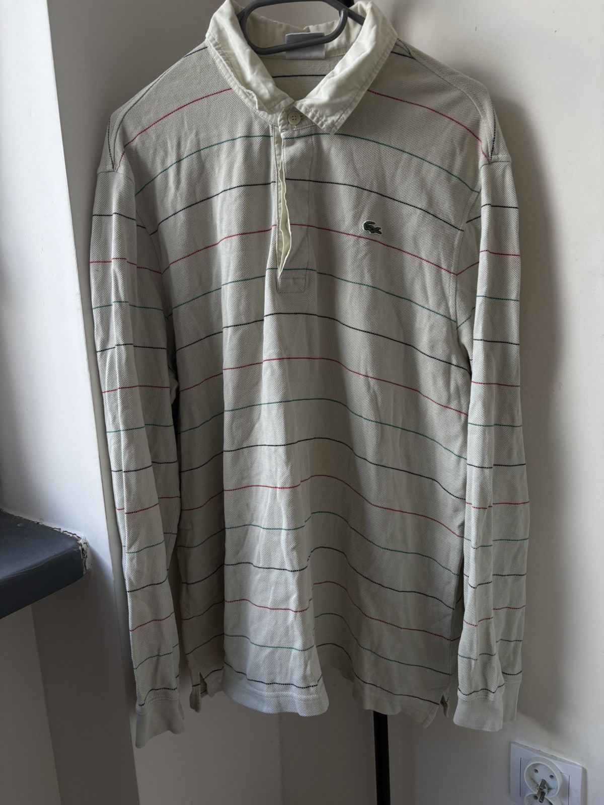 Lacoste Long sleeve vintage Lacoste Size US L / EU 52-54 / 3 - 3 Thumbnail