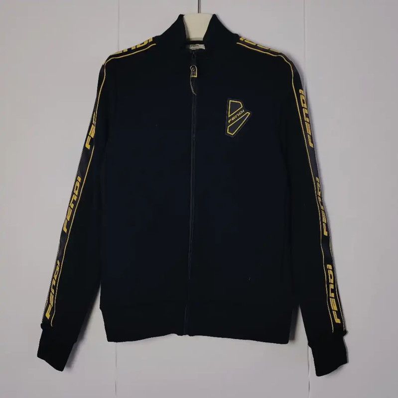 Fendi Fendi Black Cotton Women's Jacket 0089 Size M / US 6-8 / IT 42-44 - 1 Thumbnail