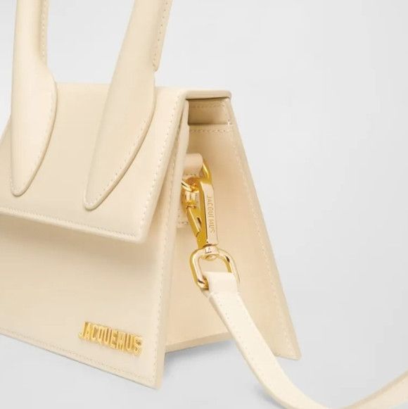 Jacquemus Jacquemus Le Chiquito Moyen Top-Handle Leather Bag - Ivory Size ONE SIZE - 15 Thumbnail
