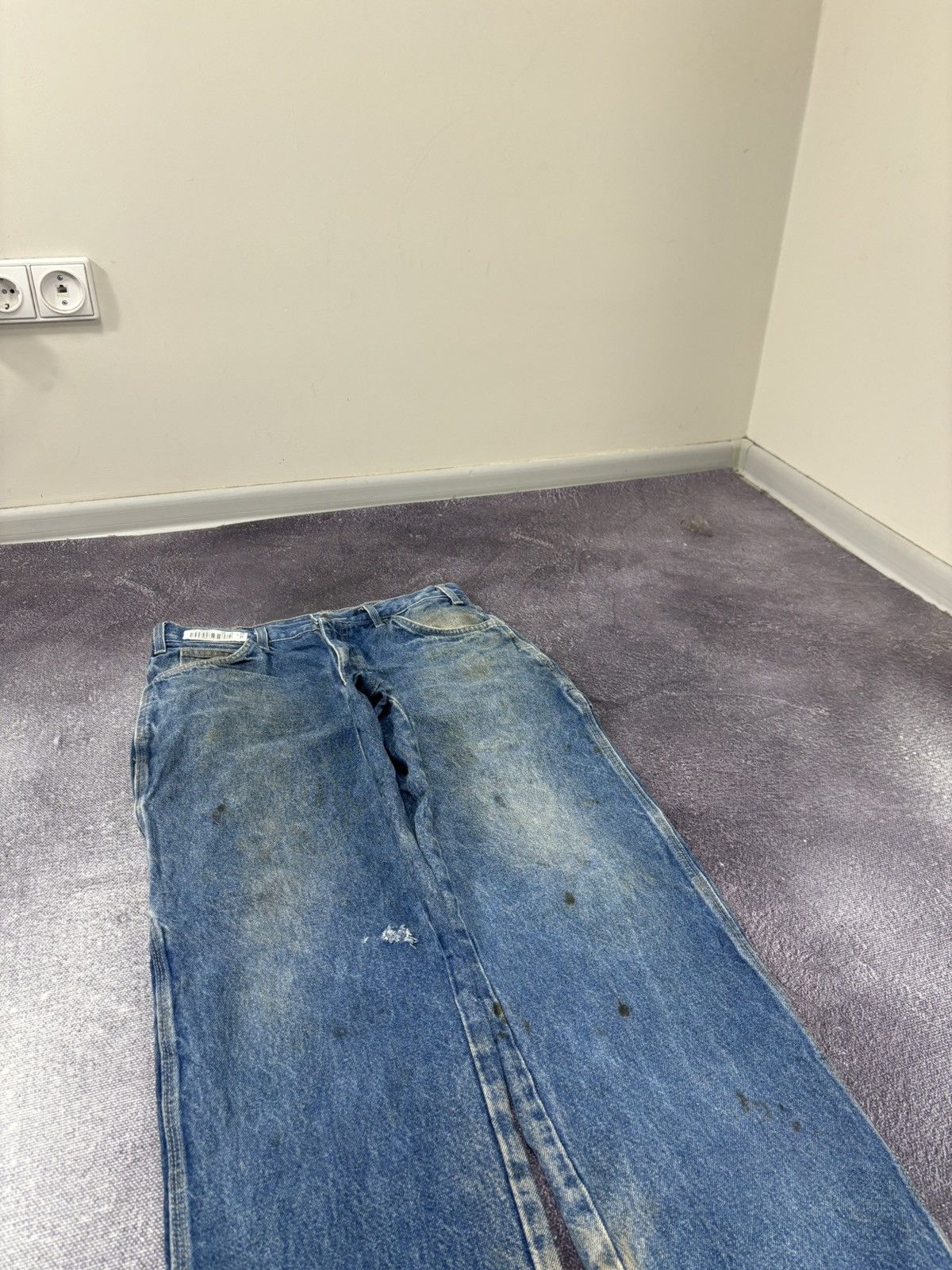 Dickies Vintage Dickies Distressed Denim USA Work Hype Baggy Jeans Size US 32 / EU 48 - 11 Thumbnail