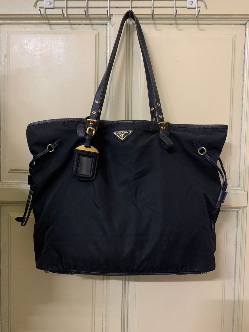 Prada Prada Milano Tote Bag Black Size ONE SIZE - 1 Thumbnail