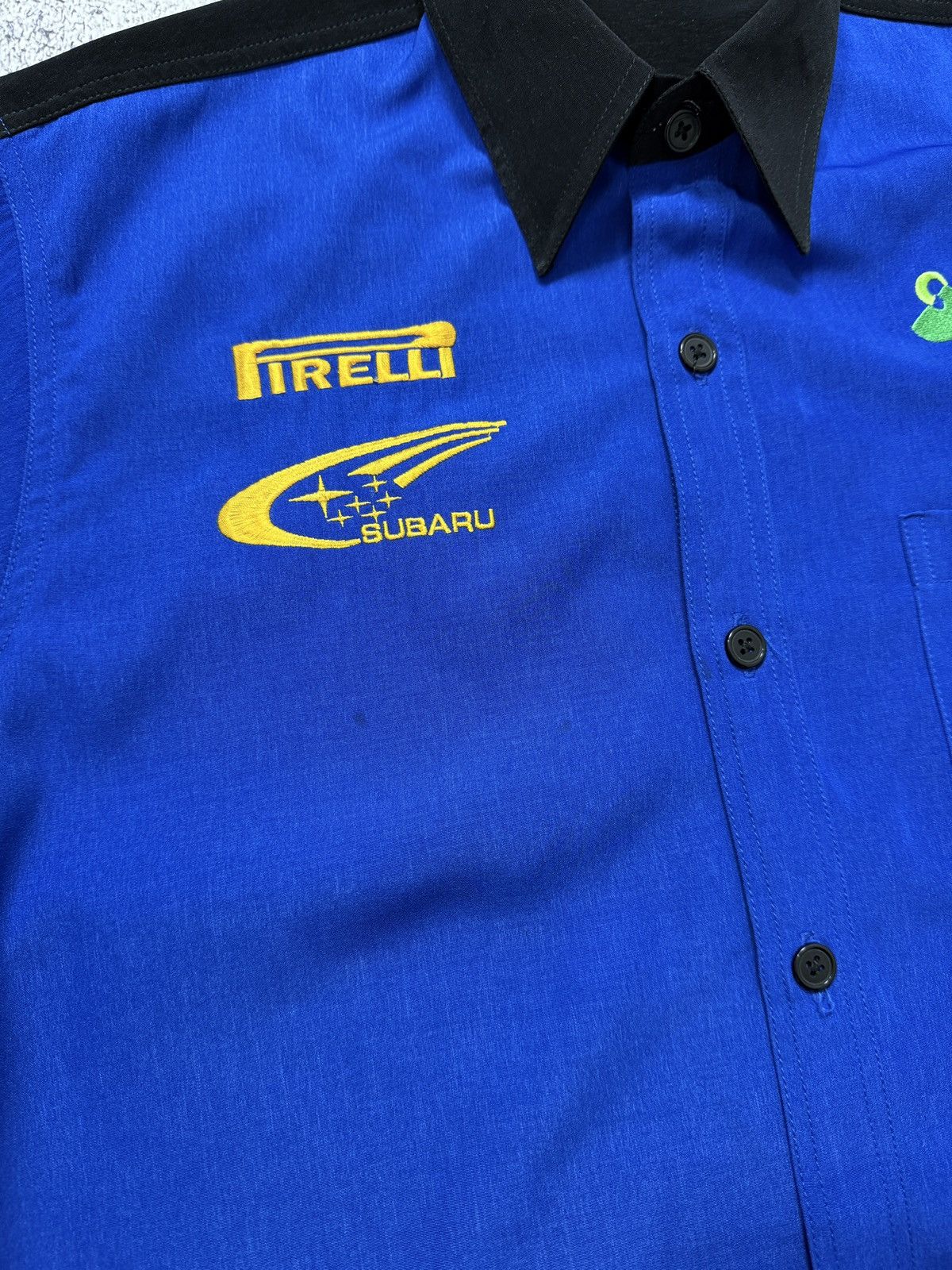Vintage Vintage Subaru 555 World Rally Team Worker Buttons Shirt Size US M / EU 48-50 / 2 - 4 Thumbnail