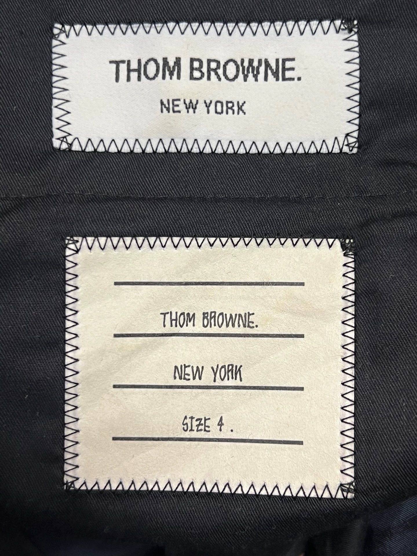 Thom Browne Thom Browne Basic Wool Trousers Navy 4 Men's Size US 36 / EU 52 - 4 Thumbnail