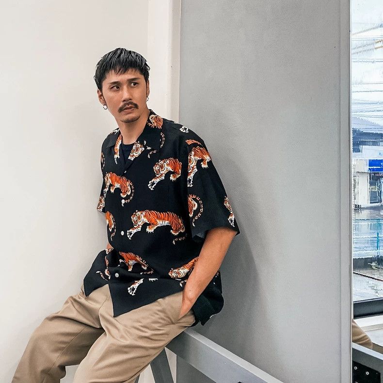Wacko Maria WACKO MARIA 21ss Short Sleeve Shirt, Tiger, Size M Size US M / EU 48-50 / 2 - 7 Thumbnail