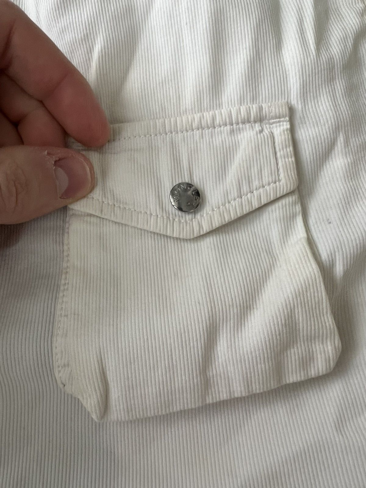 Moncler MONCLER Two-Tone Shorts White Grey Size 48 swim bathing suit Size US 32 / EU 48 - 3 Thumbnail