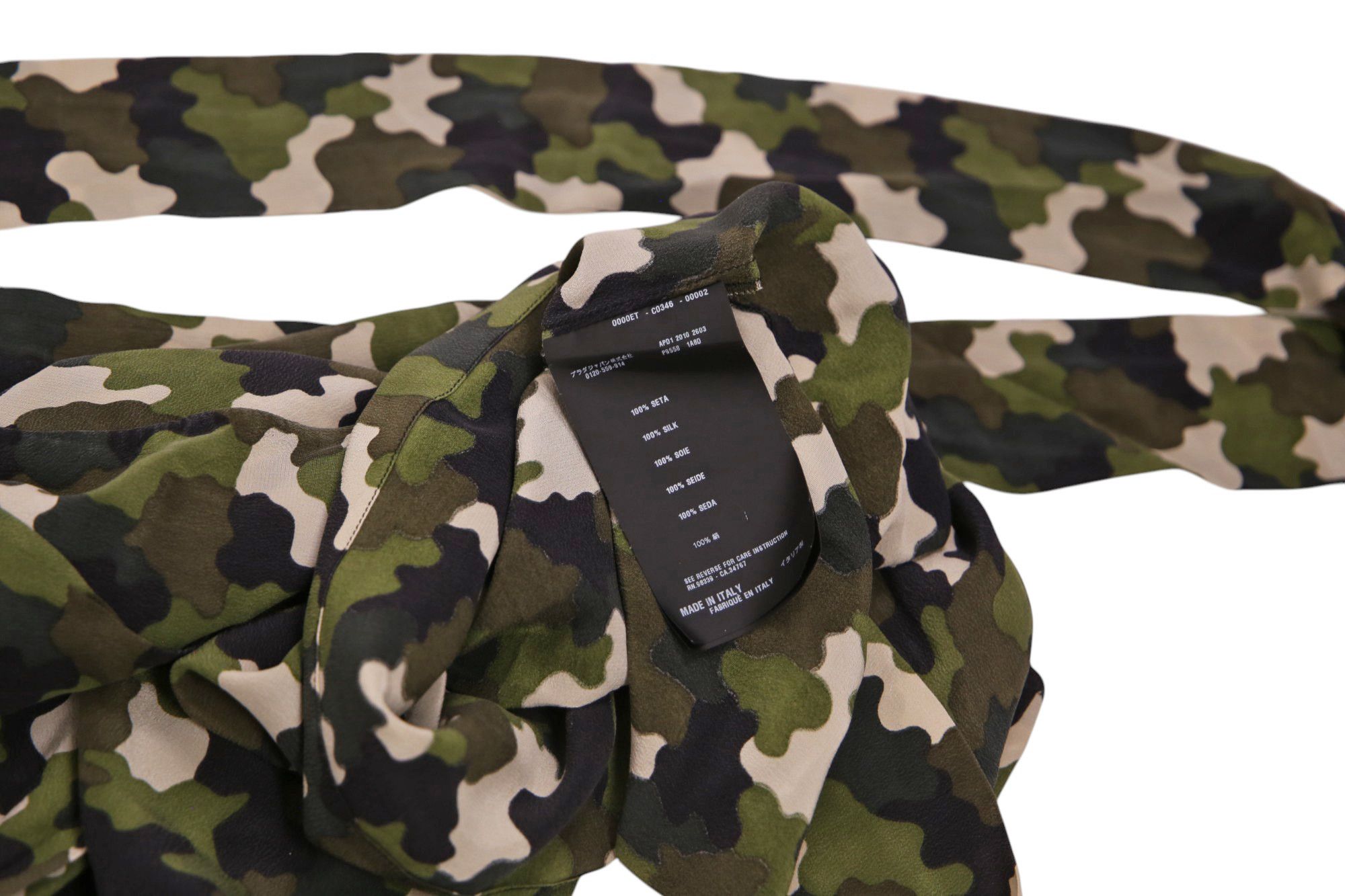 Prada Pre - Fall 2010 Camo Sleveless Tank Top Size M / US 6-8 / IT 42-44 - 15 Thumbnail