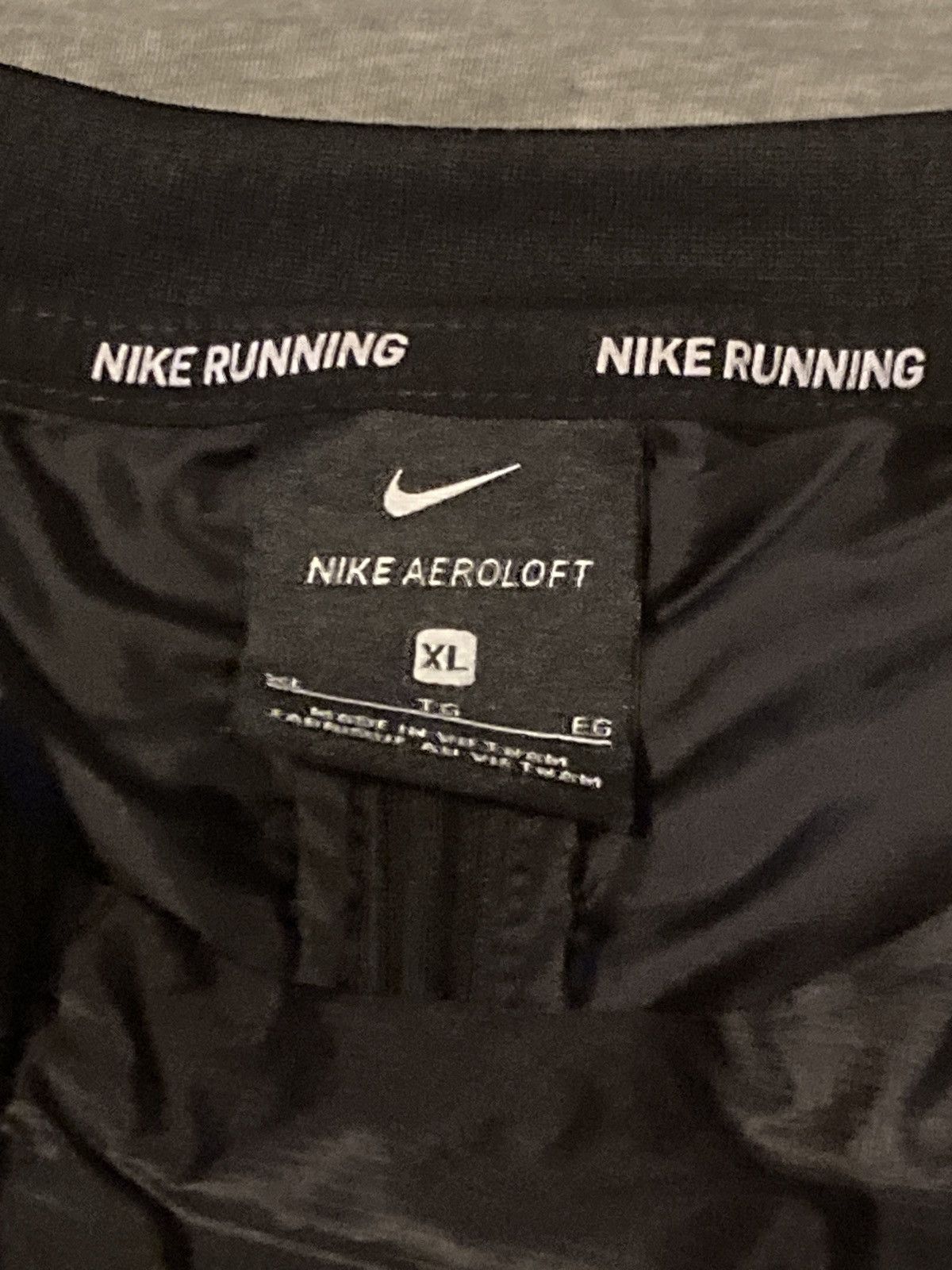 Designer × Nike BLACK PUFFY VINYL VEST Size US XL / EU 56 / 4 - 4 Thumbnail
