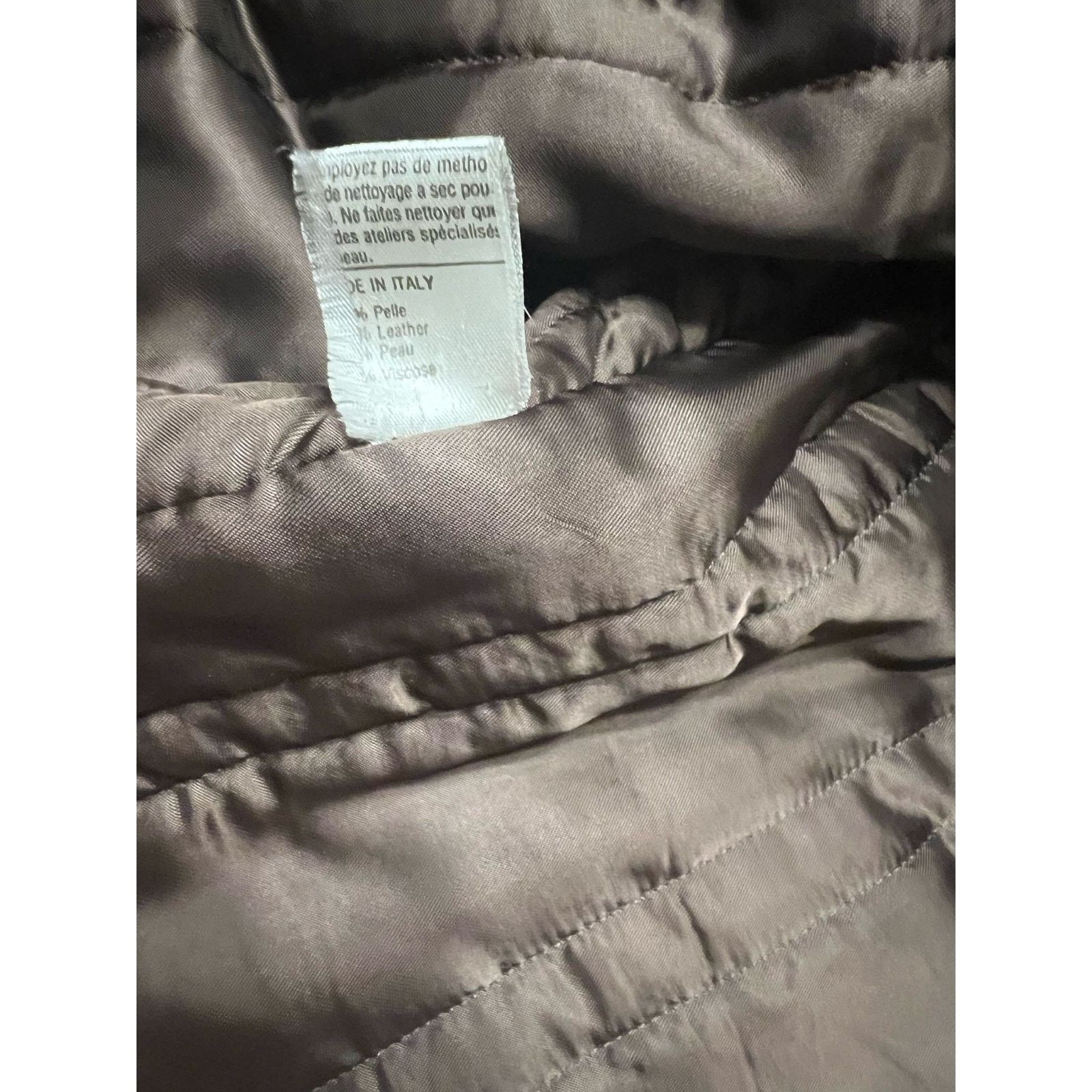 Vera Pelle Vera Pelle Brown Men Coat 100% Real Leather size 54 Size US L / EU 52-54 / 3 - 9 Thumbnail