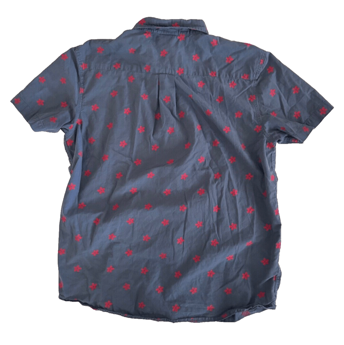 The North Face North Face Short Sleeve Button Down Hiking Men's L Blue Red Size US L / EU 52-54 / 3 - 2 Thumbnail