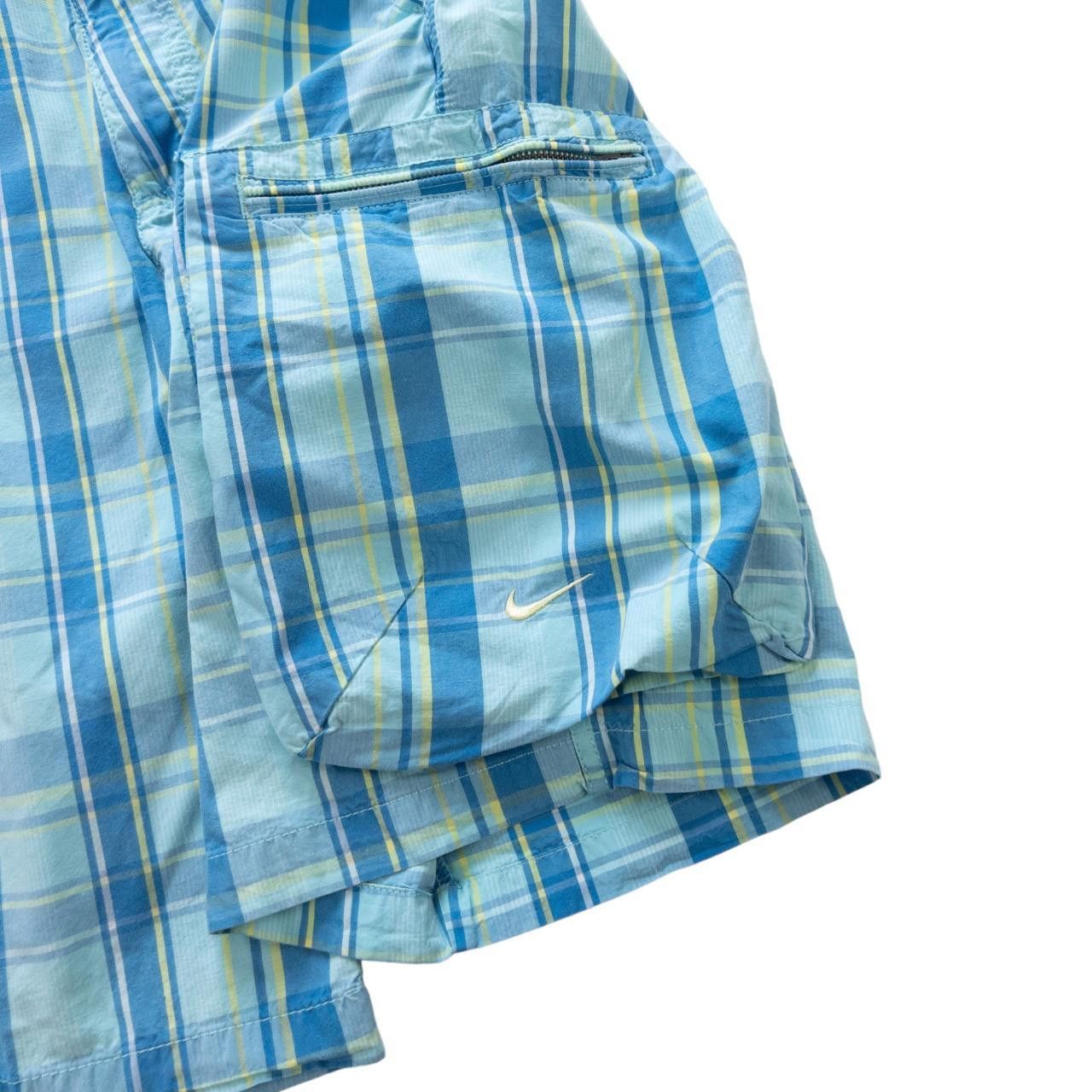 Nike Vintage Nike Check Cargo Shorts Size W33 Size US 33 - 4 Thumbnail
