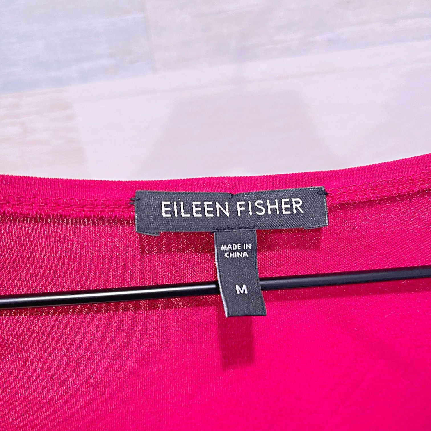 Eileen Fisher EILEEN FISHER 100% Silk Sequin Beaded Top Red Womens Medium Size M / US 6-8 / IT 42-44 - 4 Thumbnail