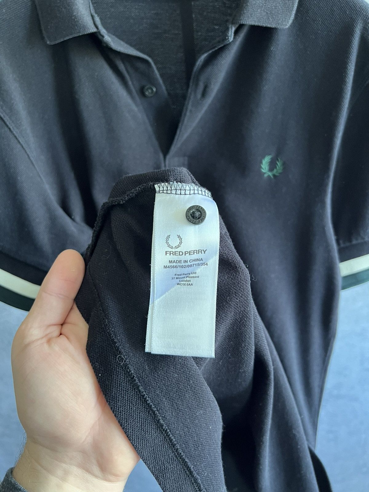 Fred Perry Fred Perry Polo Shirt Navy Blue Casual Size US S / EU 44-46 / 1 - 7 Thumbnail