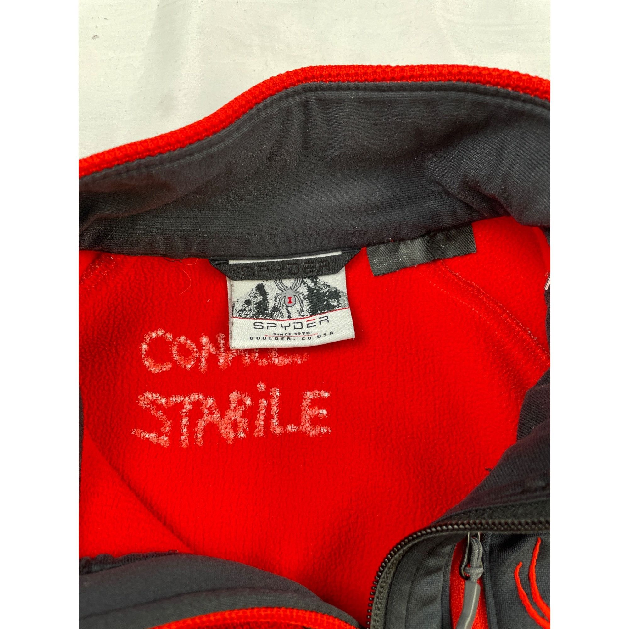 Spyder Spyder Men's Red/Black Half Zipper Pullover Sweater Stretch Size US M / EU 48-50 / 2 - 5 Thumbnail
