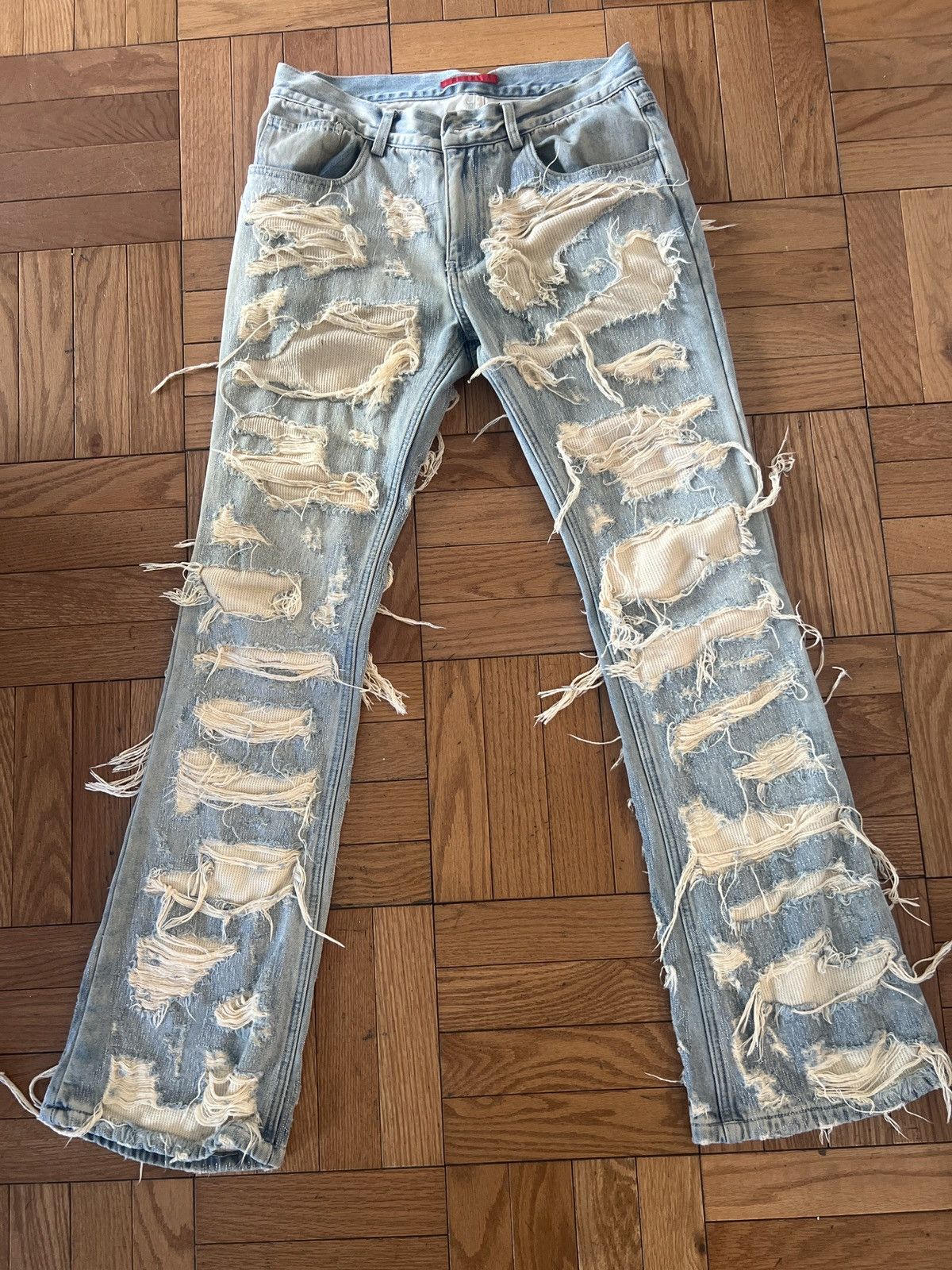 Vintage Undercover Style Distressed Jeans Size US 30 / EU 46 - 1 Thumbnail