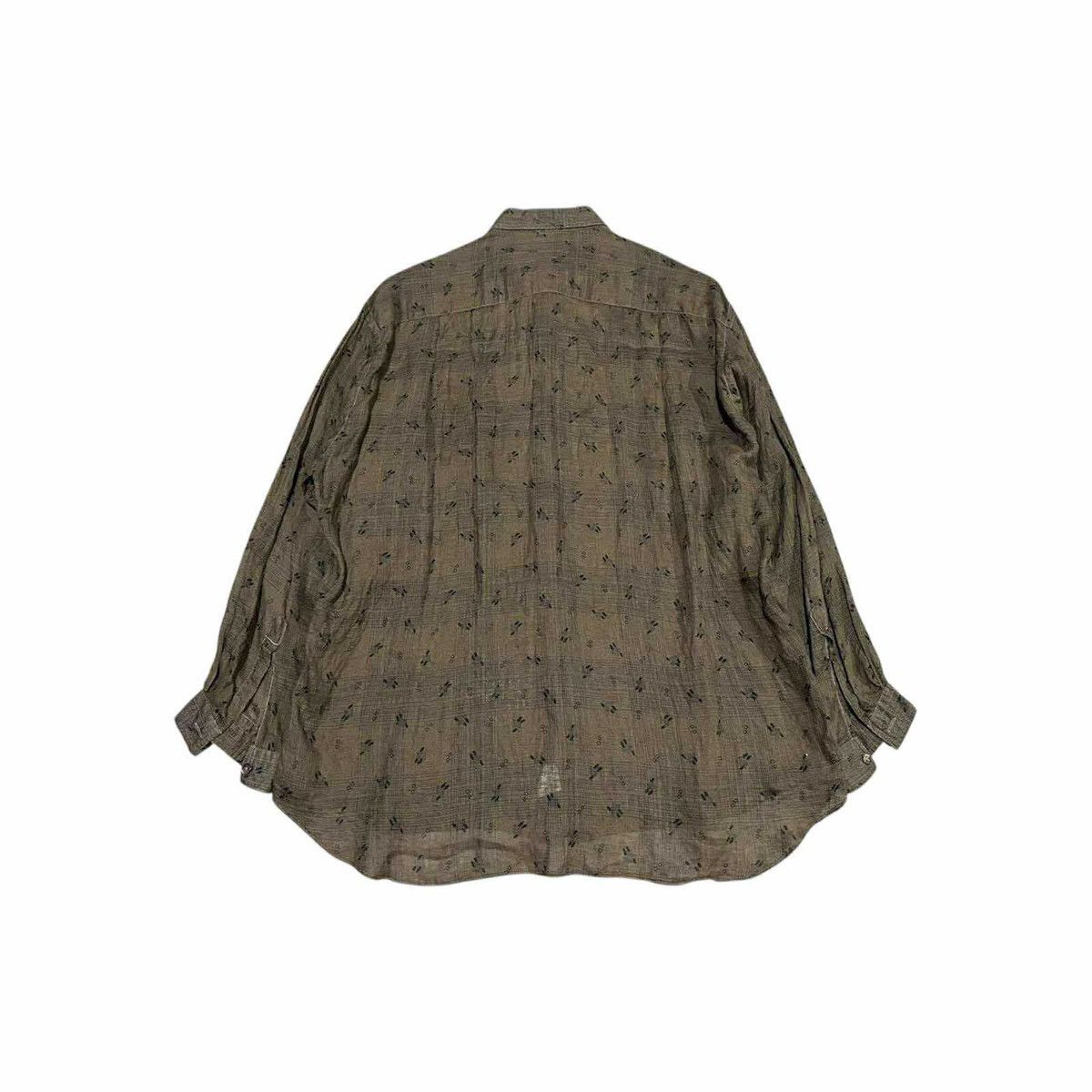 Lanvin 🔥Vintage Lanvin Shirt Long Sleeve Overprinted Size US L / EU 52-54 / 3 - 7 Thumbnail