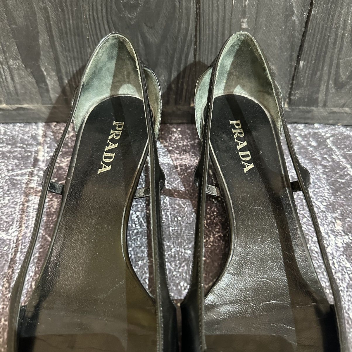 Prada PRADA - Women’s Leather Heels Size 37 Size US 7 / IT 37 - 9 Thumbnail