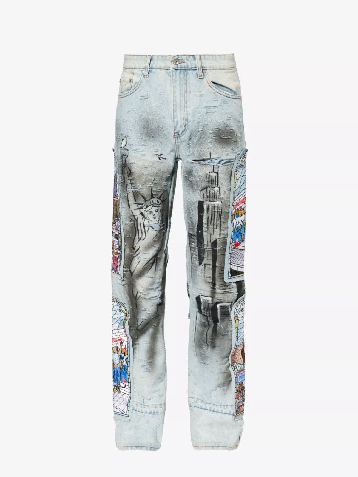 image of Who Decides War - Hit Denim Jeans Light Blue, Men's (Size 30)