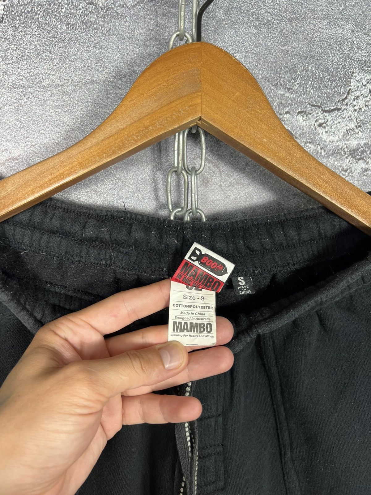 Mambo Vintage Mambo Baggy Flare Sweatpants With Logo Size 29" - 4 Thumbnail