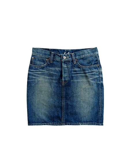 Japanese Brand Vintage Caqu Denim Skirts Selvedge Japanese Brand Size 29" - 1 Thumbnail