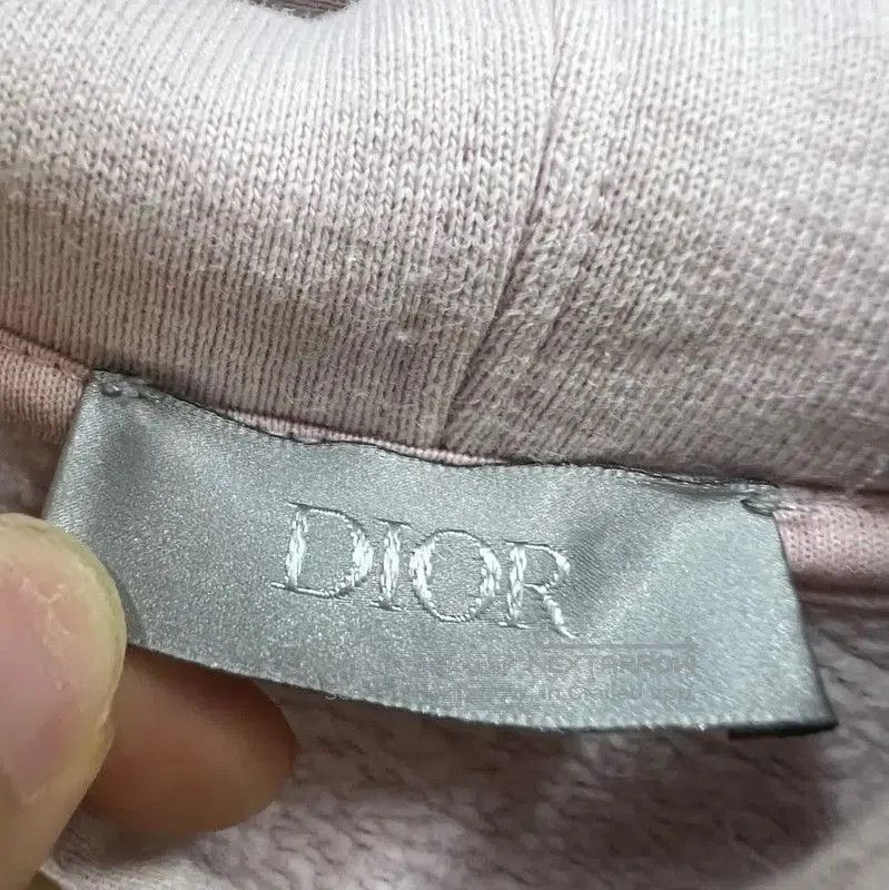Dior Dior Pink Cotton Embroidered Hoodie for Women . Size M / US 6-8 / IT 42-44 - 3 Thumbnail