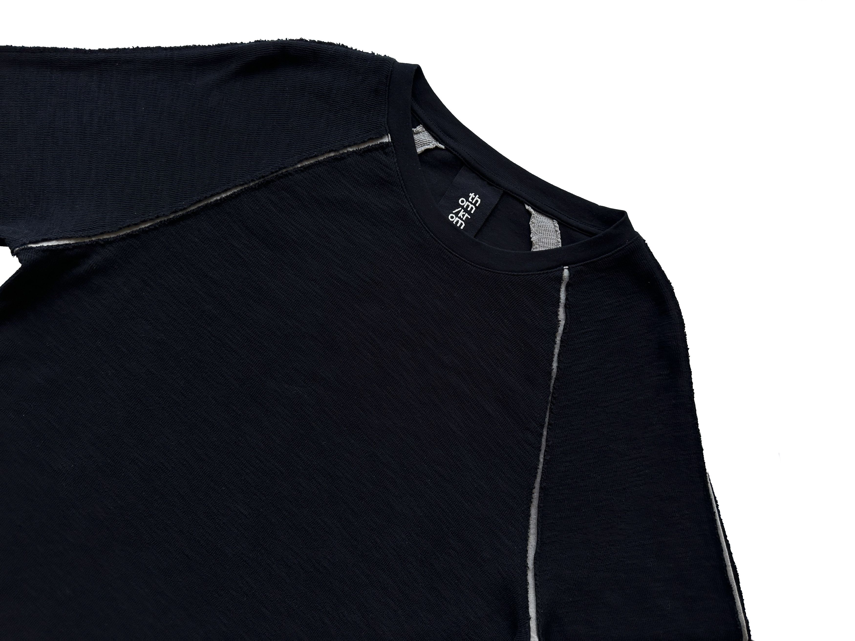 Thom/Krom TS 833 BLACK longsleeve t-shirt