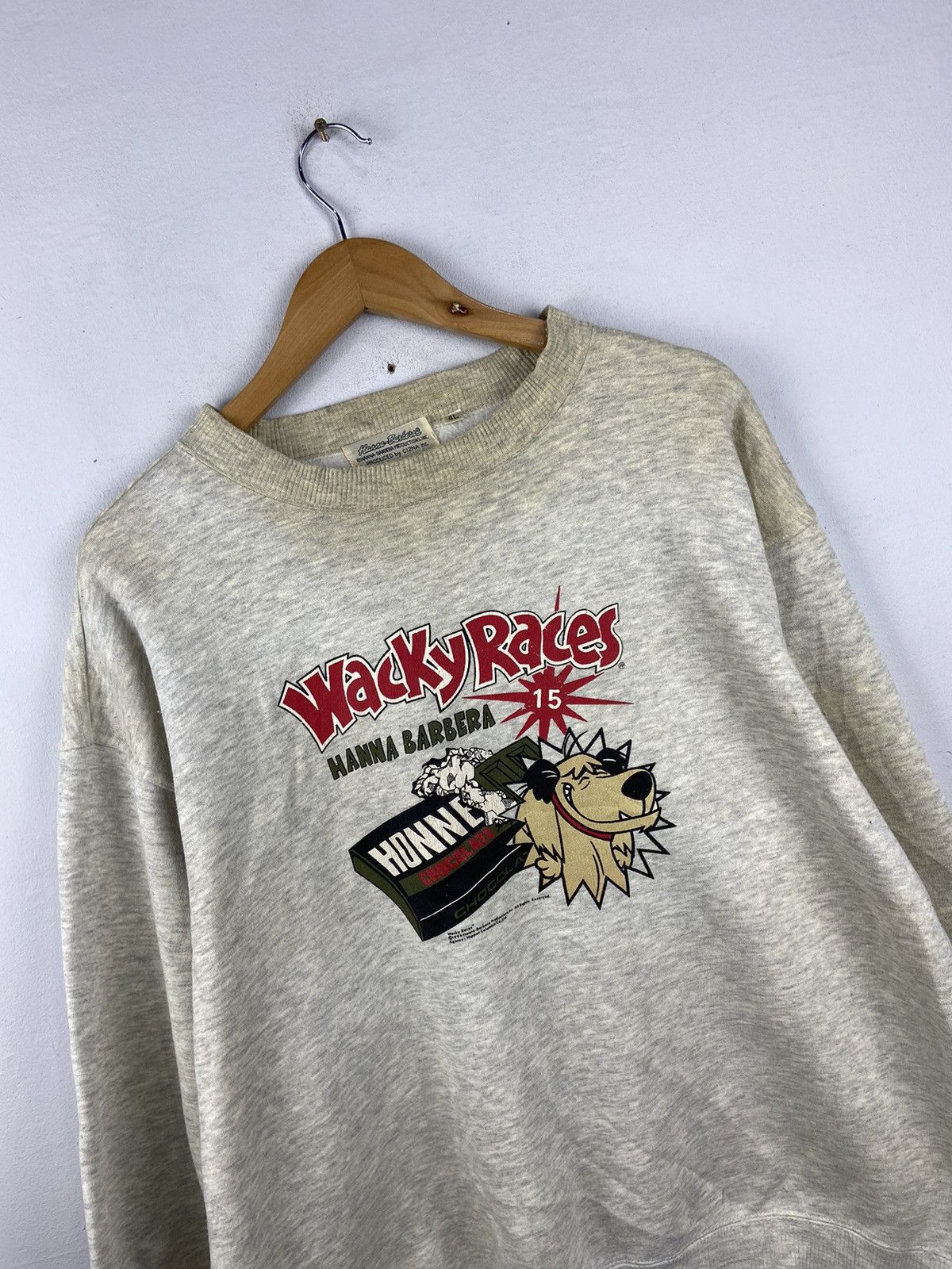 Cartoon Network × Vintage Vintage Wackey Races Hanna Barbara Cartoon Sweatshirt Size US L / EU 52-54 / 3 - 5 Thumbnail