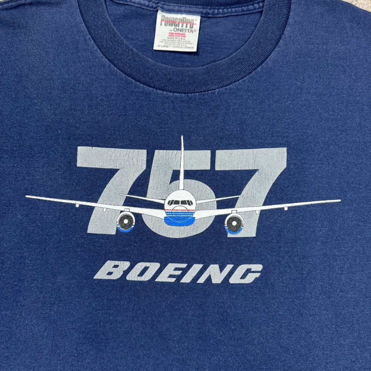 Vintage Vintage Boeing 757 T-shirt Size US XXL / EU 58 / 5 - 6 Thumbnail