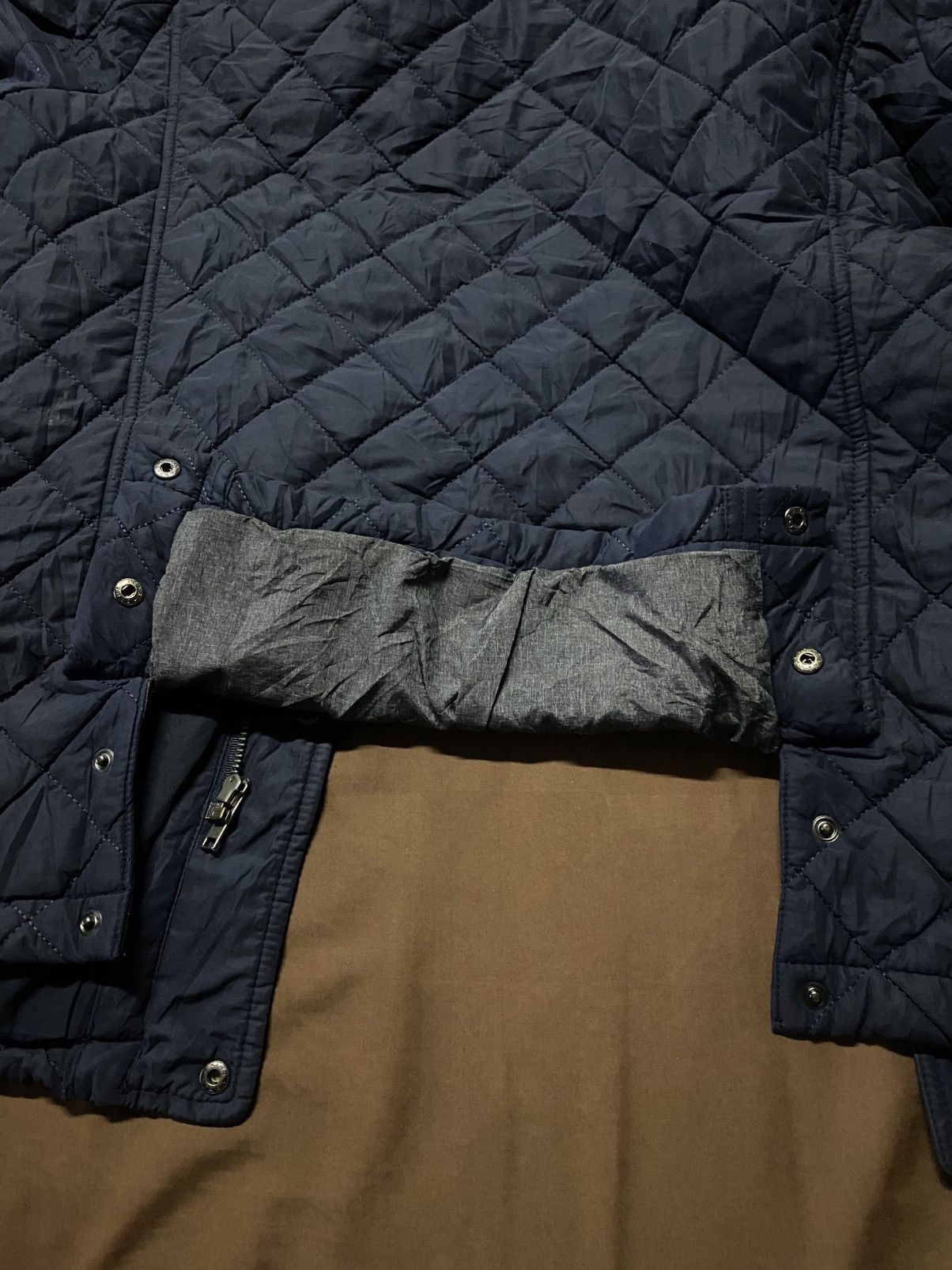 Lacoste Lacoste Quilted Navy Jacket Size US L / EU 52-54 / 3 - 4 Thumbnail