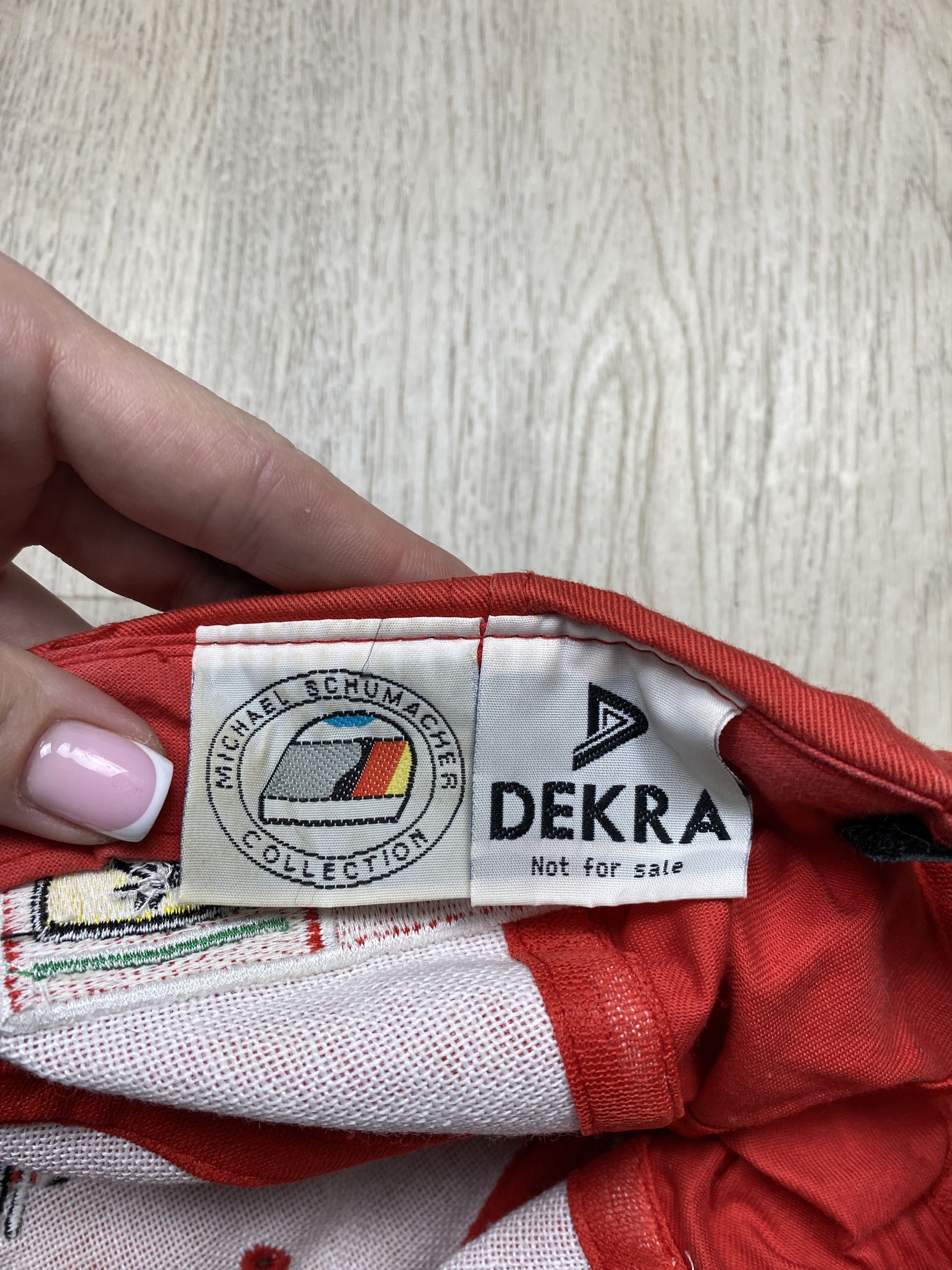 Ferrari Ferrari Michael Schumacher Dekra 1998 Vintage Mens Hat Cap Size ONE SIZE - 7 Thumbnail