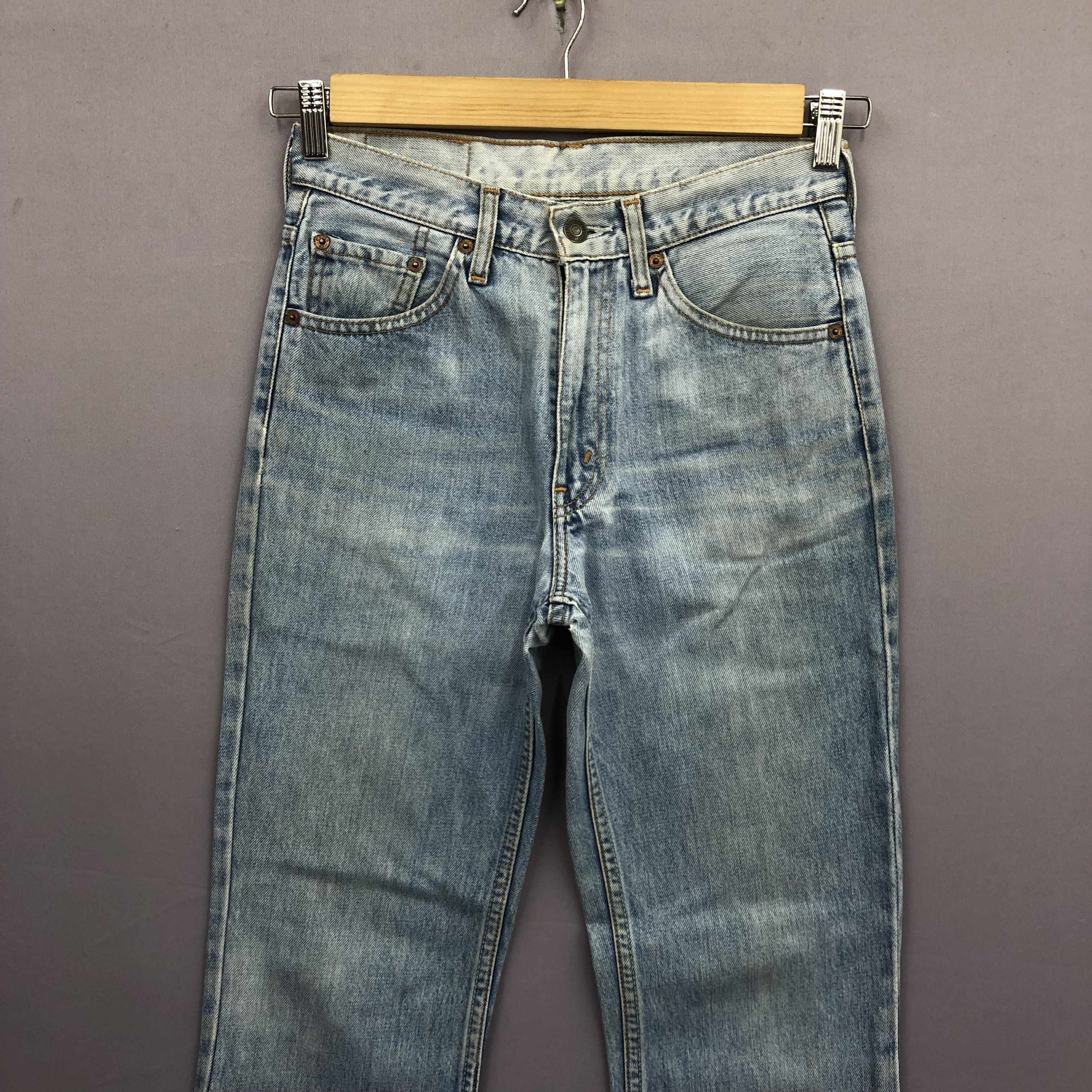 Levi's Vintage Levi's Sun Faded Flare Jeans Levis Light Wash Denim Size 28" / US 6 / IT 42 - 3 Thumbnail