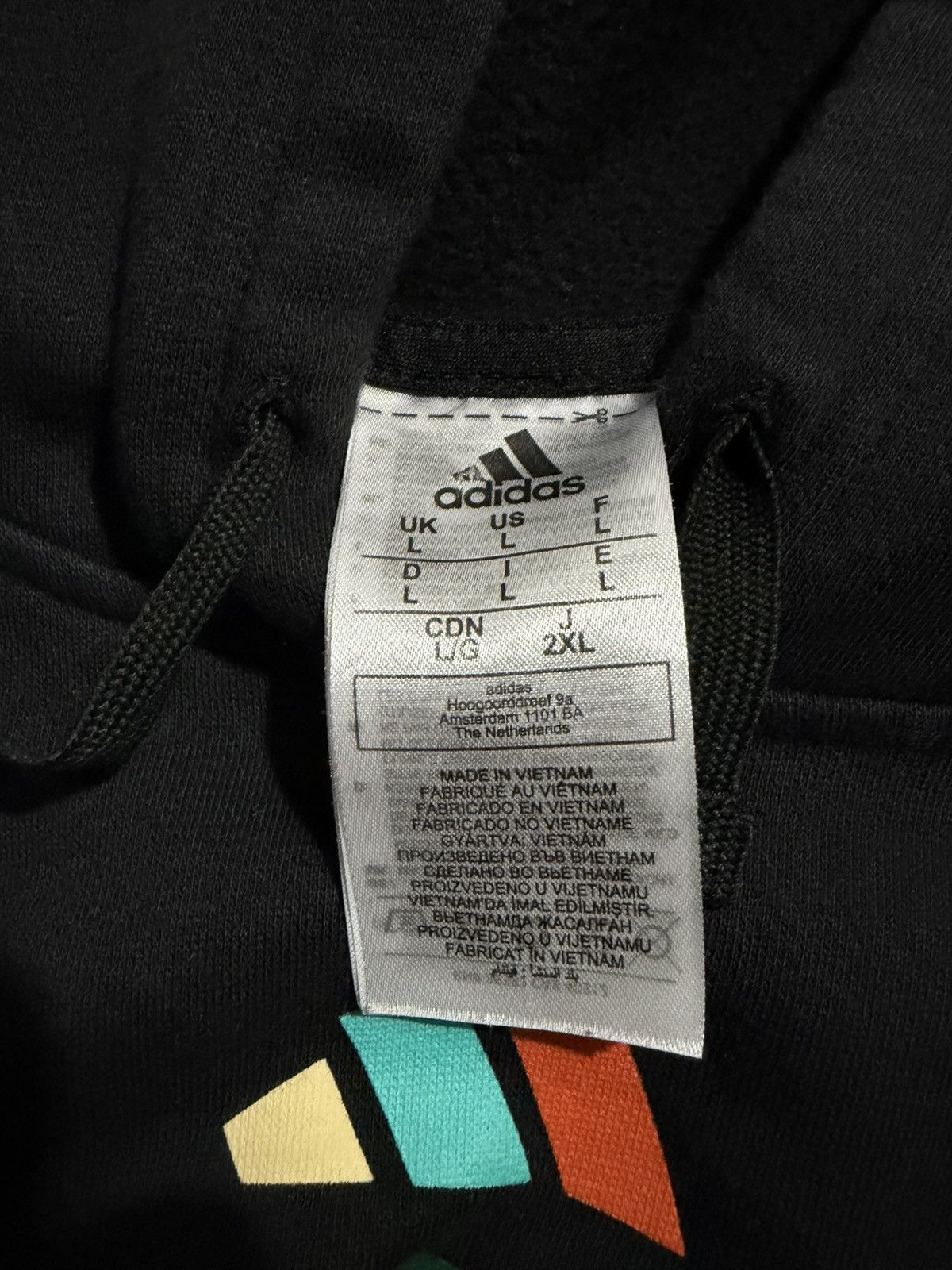 Adidas Addias Miami hurricanes black hoodie Size US L / EU 52-54 / 3 - 3 Thumbnail