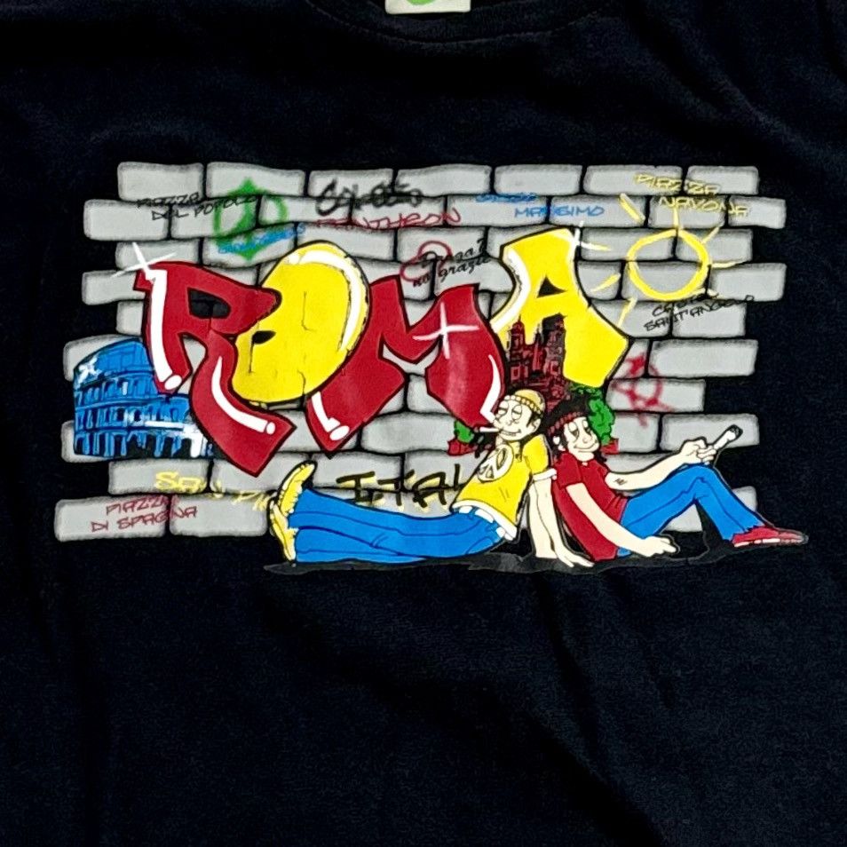 Vintage VINTAGE ROMA STONERS TEE! Size US S / EU 44-46 / 1 - 1 Thumbnail