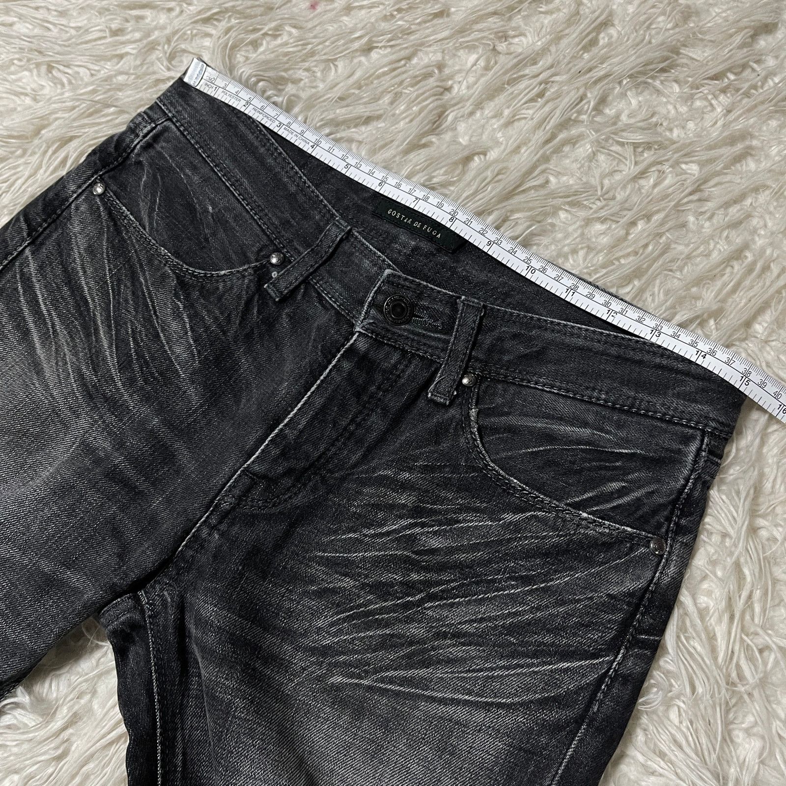 GOSTAR DE FUGA × Tornado Mart × Vintage GOSTAR DE FUGA Vintage Clawmark Low-rise Bootcut Denim Jeans Size 30" / US 8 / IT 44 - 11 Thumbnail
