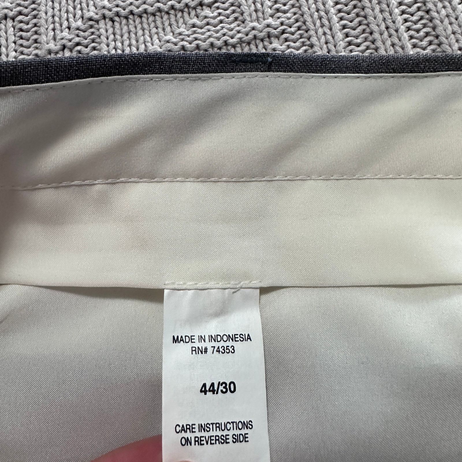 Bill Blass Vintage Bill Blass gray dress pants Size US 44 / EU 60 - 5 Thumbnail