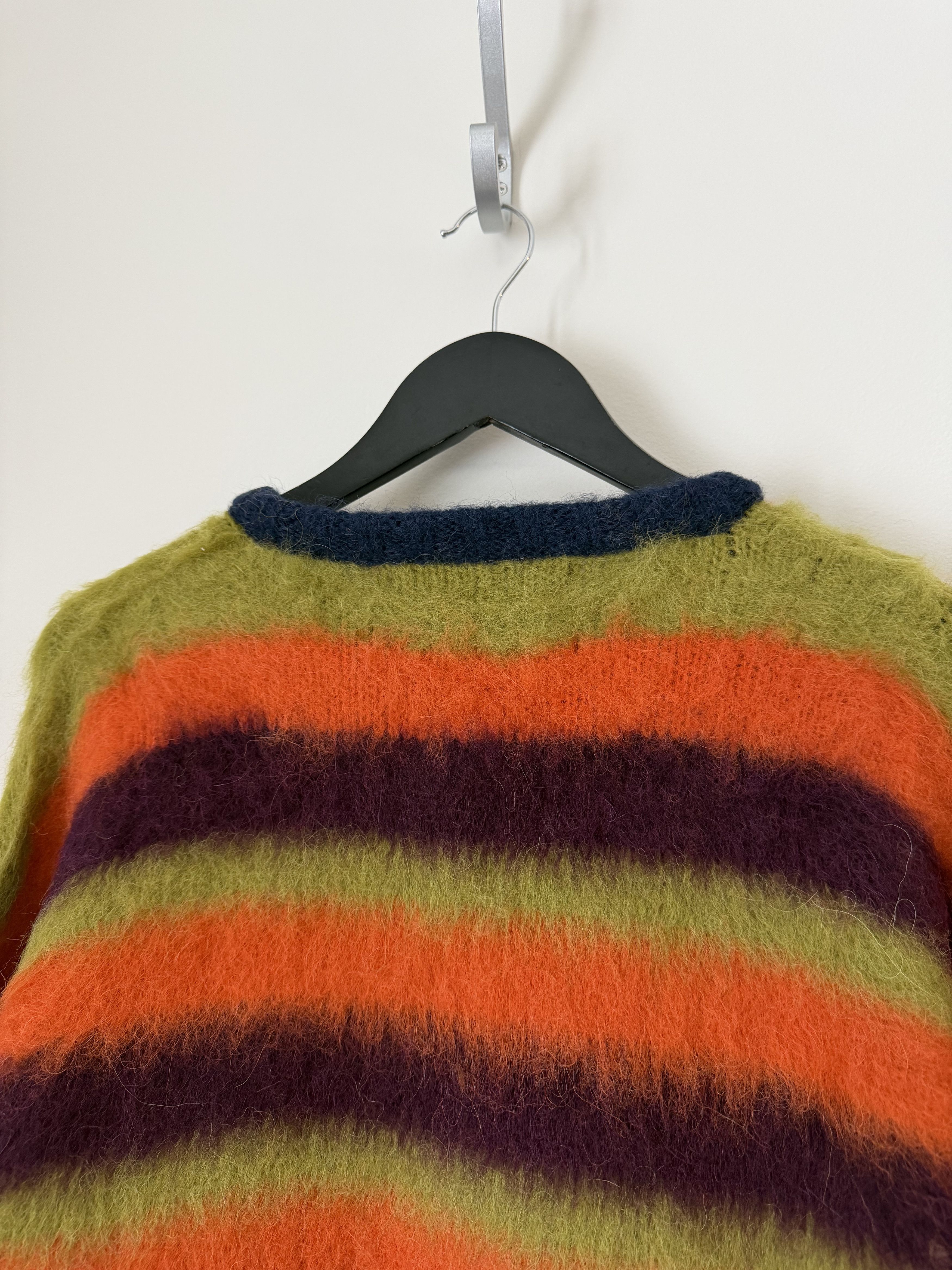 Brain Dead Brain Dead Blurry Lines Alpaca Sweater in Orange Size US L / EU 52-54 / 3 - 6 Thumbnail
