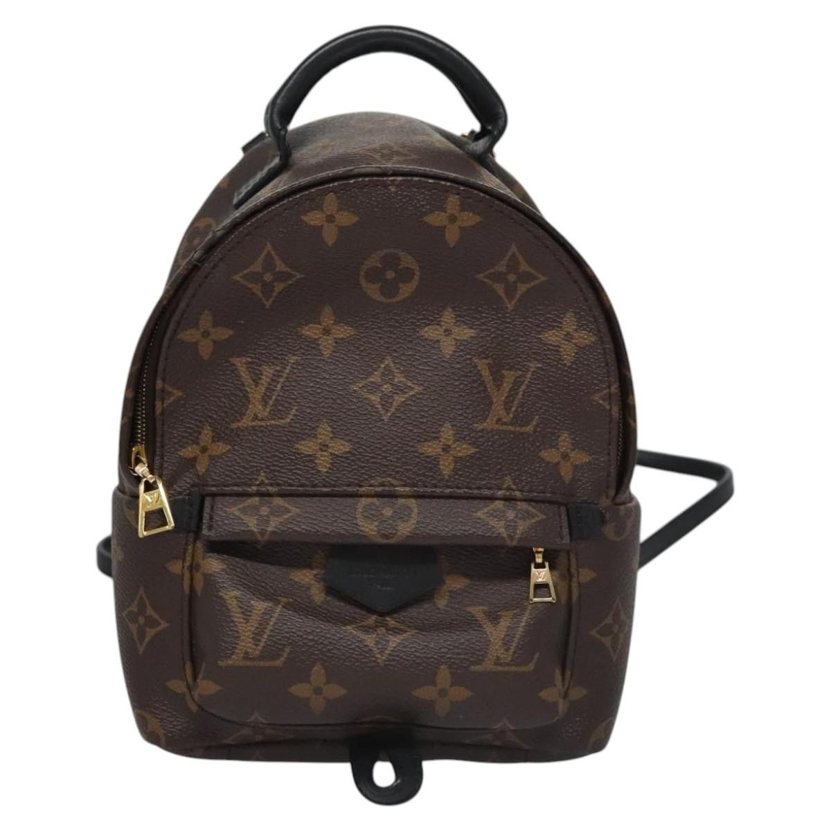 Louis Vuitton Palm Springs Brown Canvas Backpack Bag (Pre-Owned) Size ONE SIZE - 1 Thumbnail
