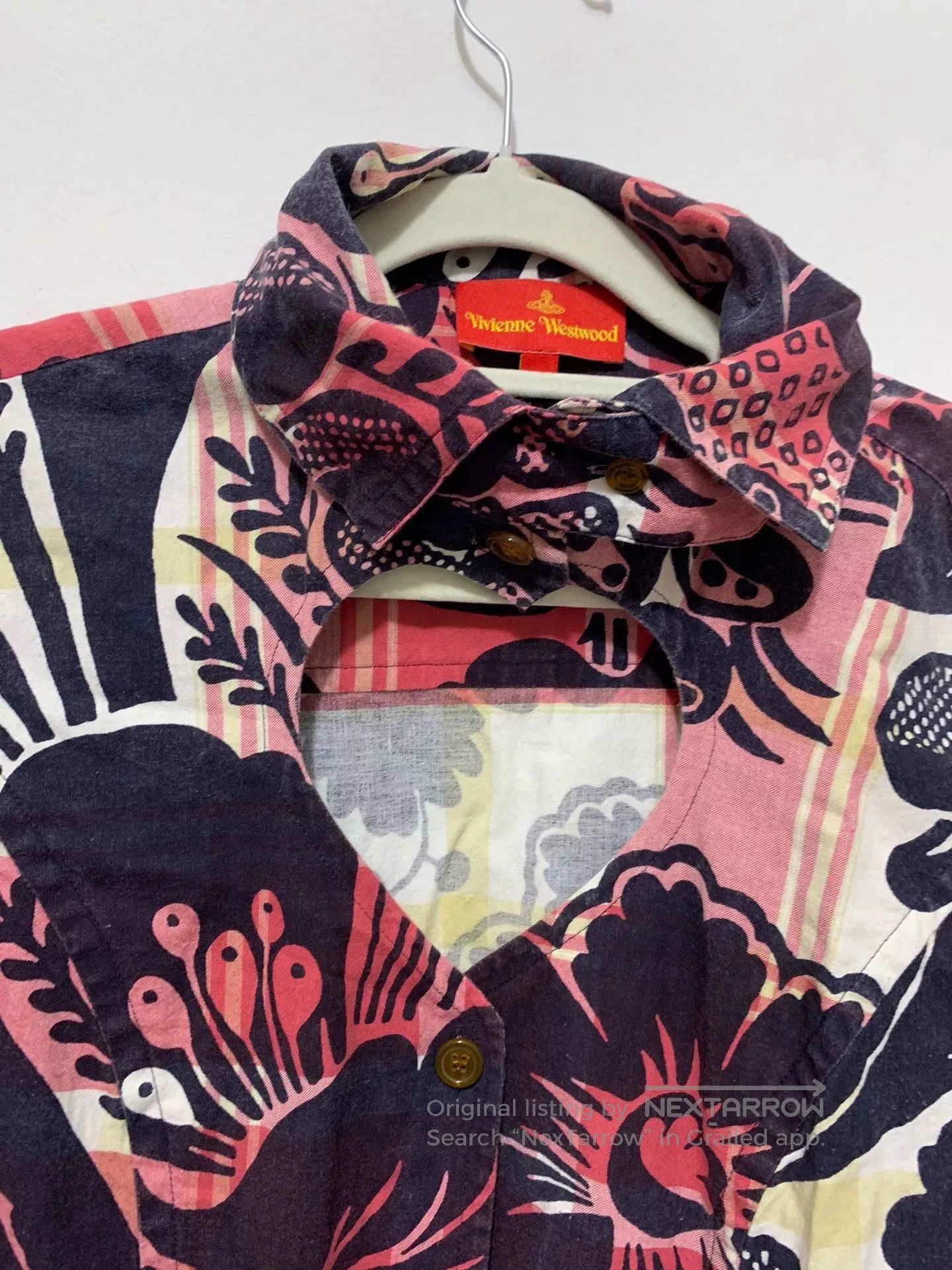 Vivienne Westwood Vivienne Westwood Floral Heart Shirt. Size S / US 4 / IT 40 - 6 Thumbnail