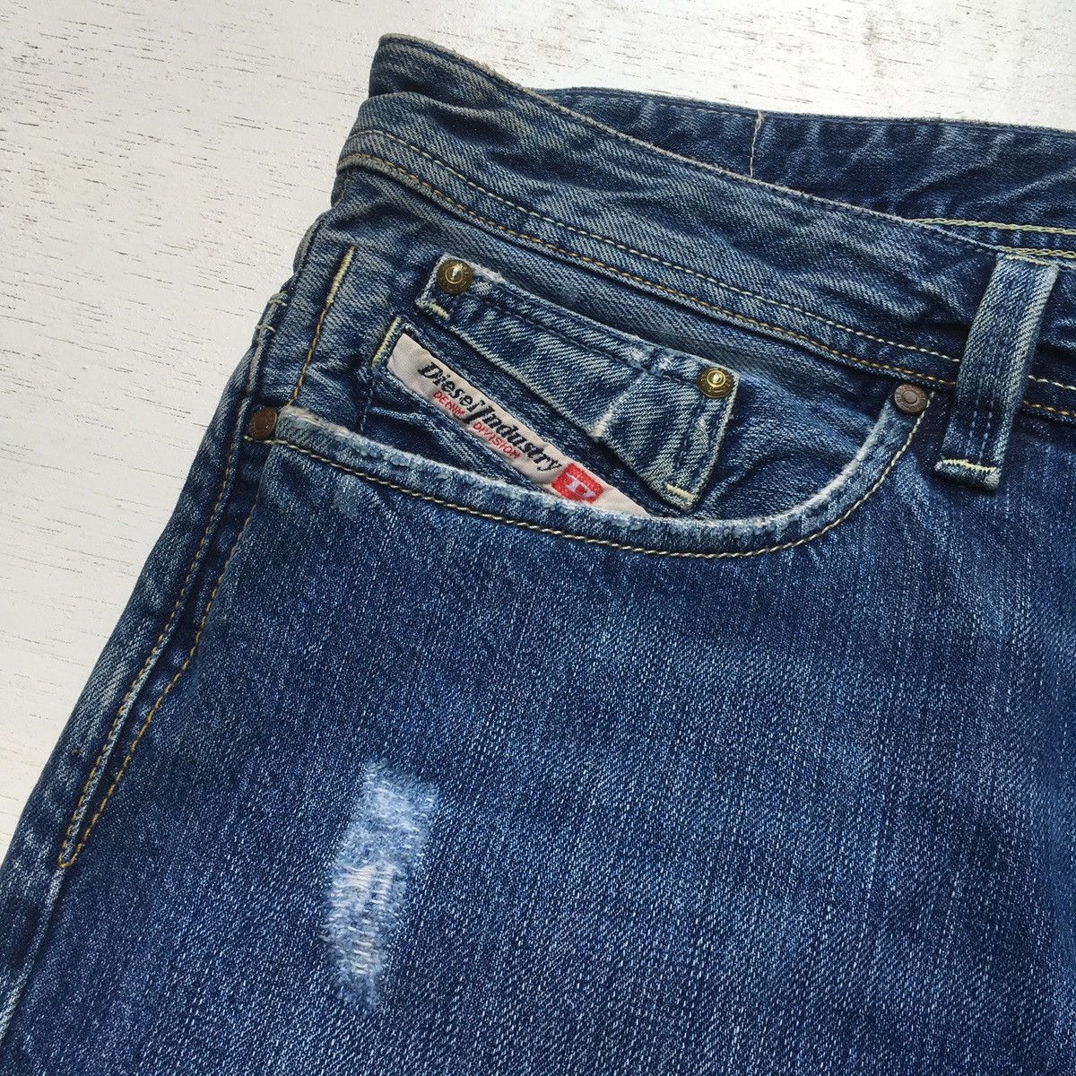 Diesel DIESEL SHAZOR DENIM JEANS FLARED MINI BOOTCUT Size US 36 / EU 52 - 10 Thumbnail