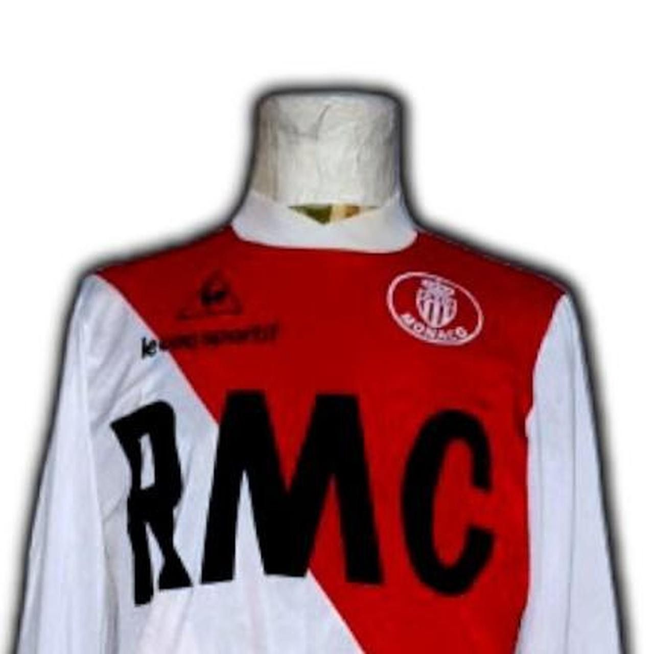 Le Coq Sportif As Monaco France 1980 1981 1982 Home Shirt Jersey Size US M / EU 48-50 / 2 - 1 Thumbnail