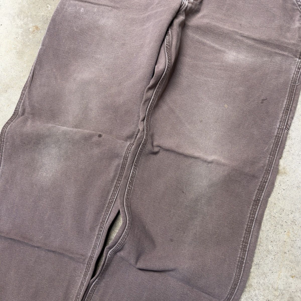 Carhartt × Vintage VINTAGE CARHARTT BAGGY BROWN CANVAS CARPENTER PANTS 34x32 Size US 34 / EU 50 - 10 Thumbnail