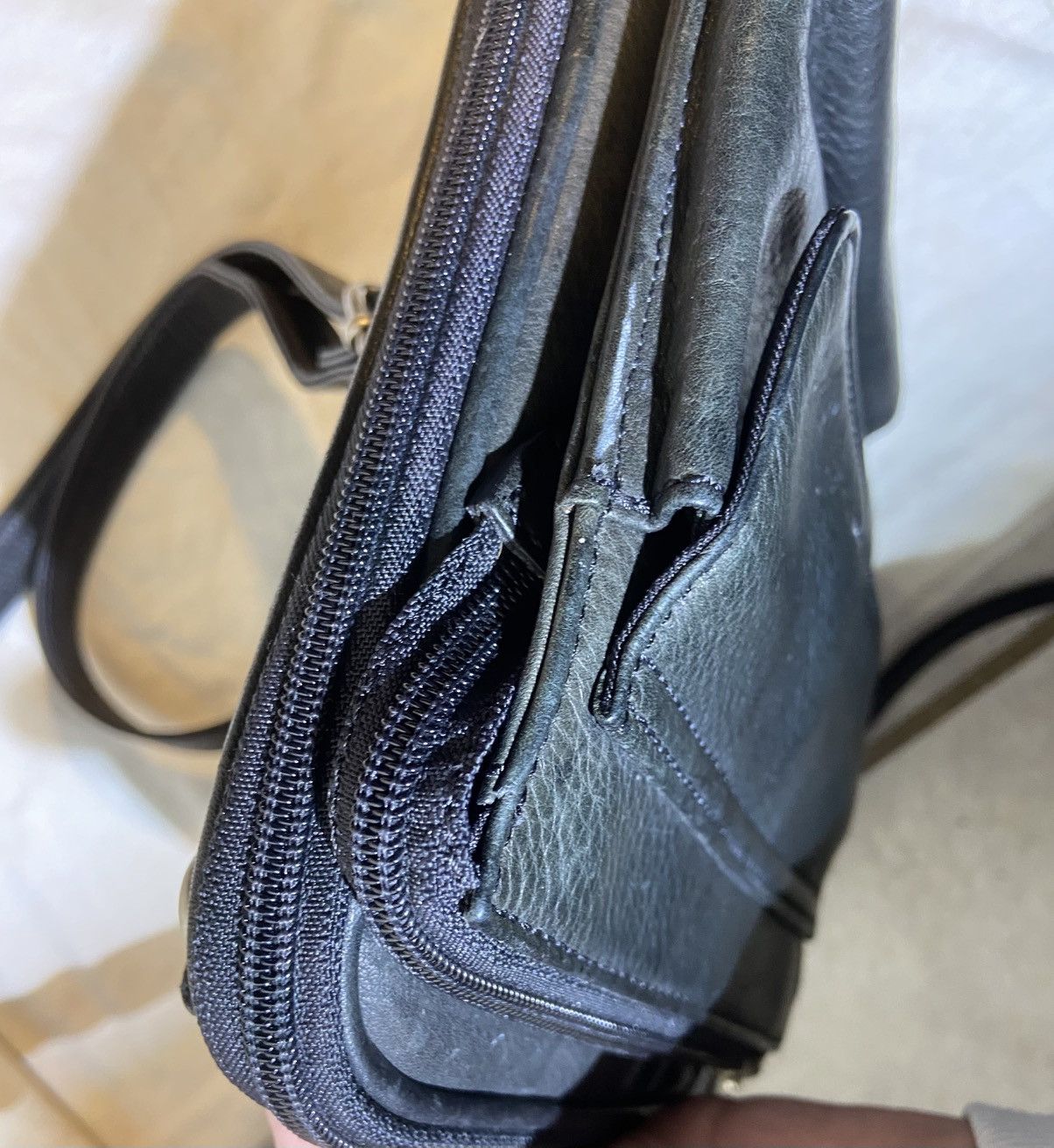 Fossil Fossil Black Leather Crossbody Bag Size ONE SIZE - 6 Thumbnail