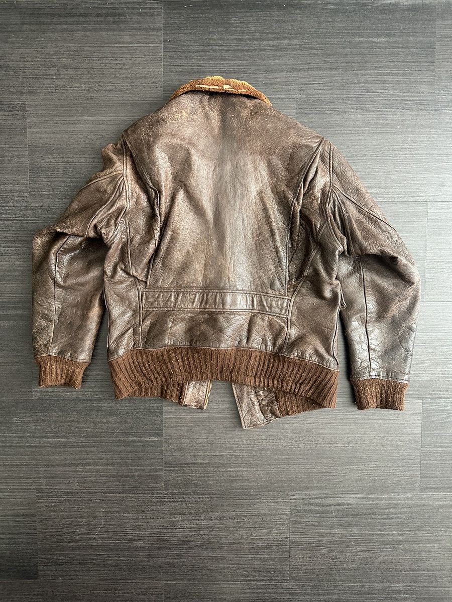 Other 1950s USN G-1 Flight Jacket Size 40(est) Size US M / EU 48-50 / 2 - 5 Thumbnail